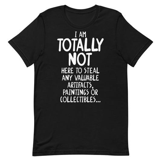 Totally Not Here to Steal Unisex t-shirt