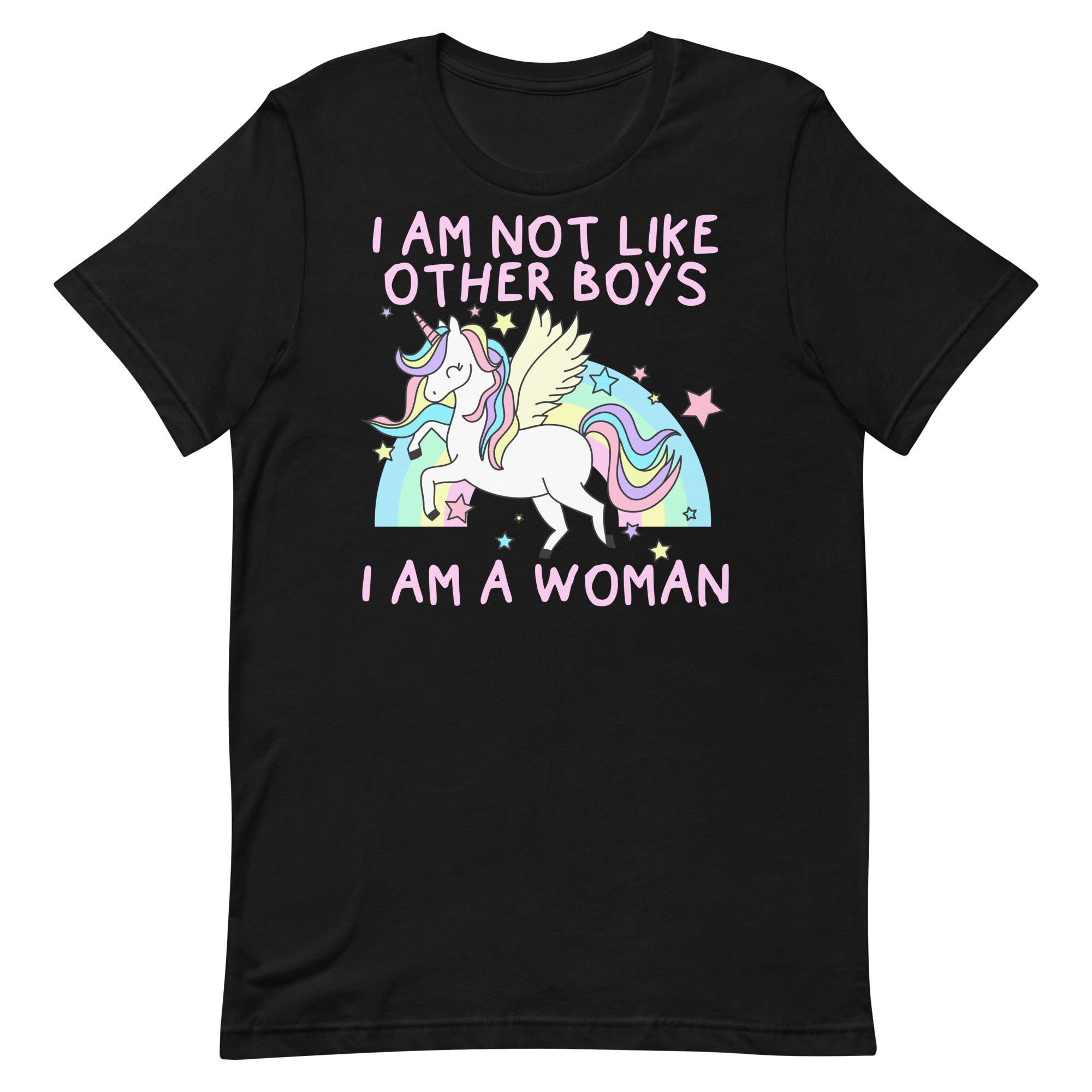 I Am Not Like Other Boys I Am A Woman (Unicorn) Unisex t-shirt