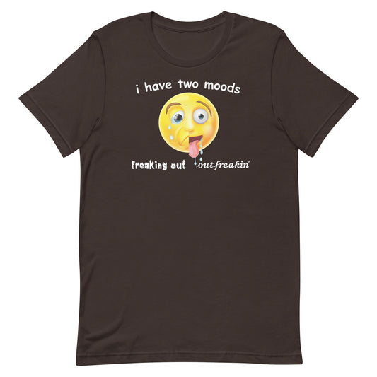 Freaking Out Out Freakin' (Emoji) Unisex t-shirt