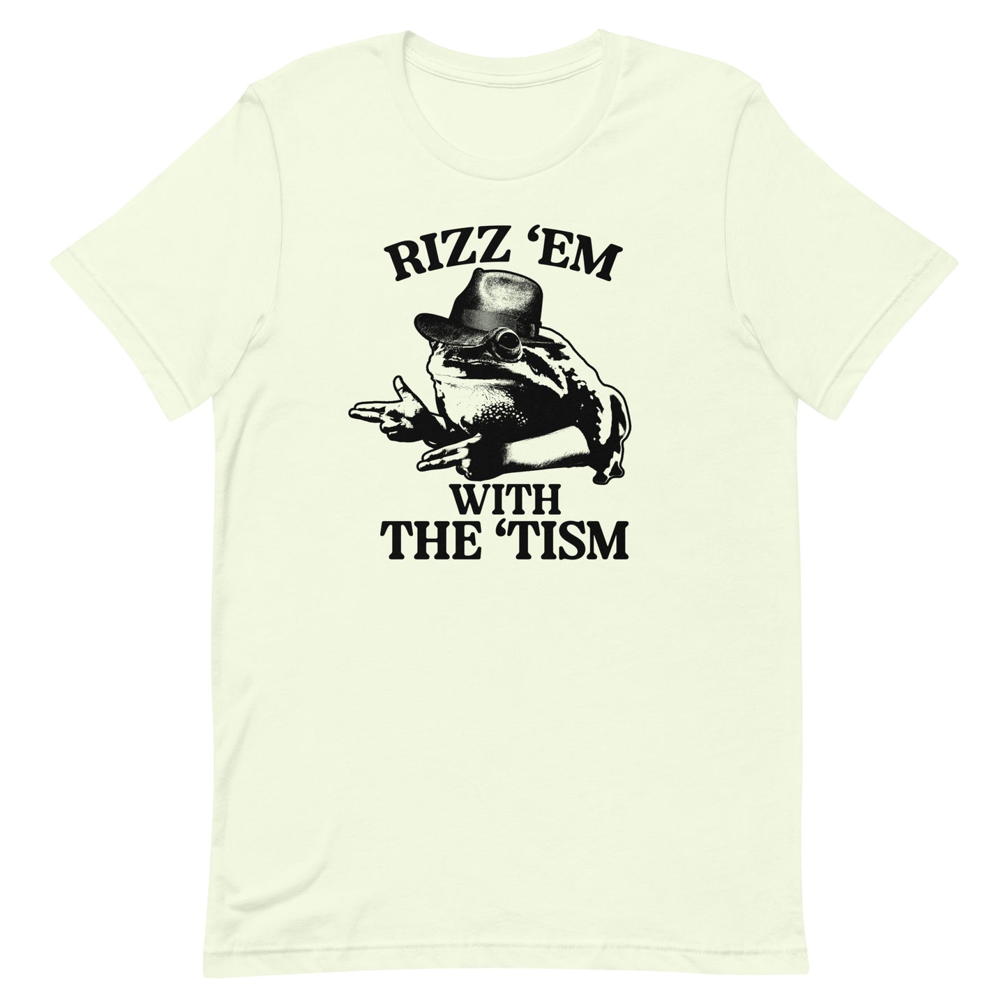 Rizz 'Em With the 'Tism (Frog) Unisex t-shirt