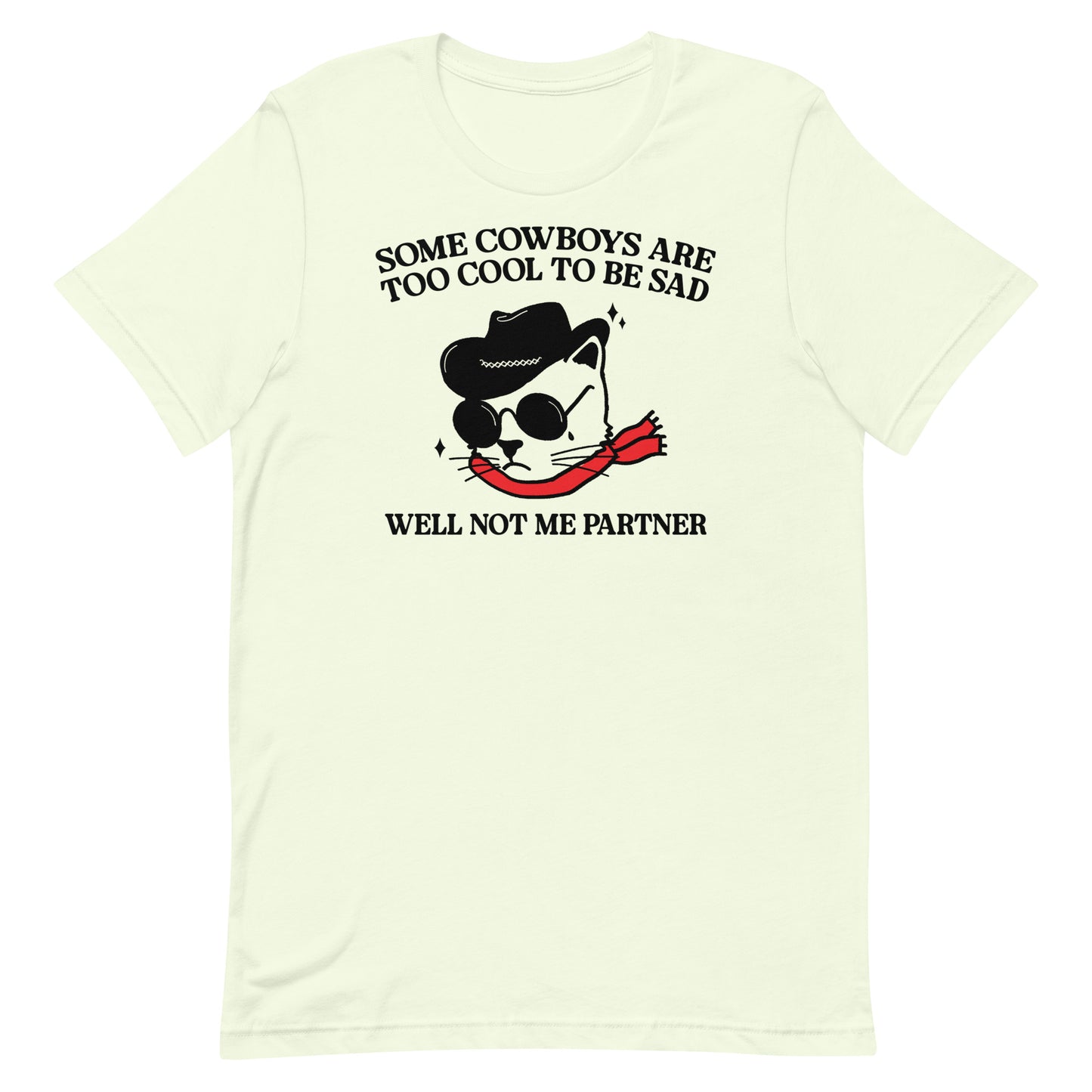 Some Cowboys Are Too Cool to be Sad Unisex t-shirt