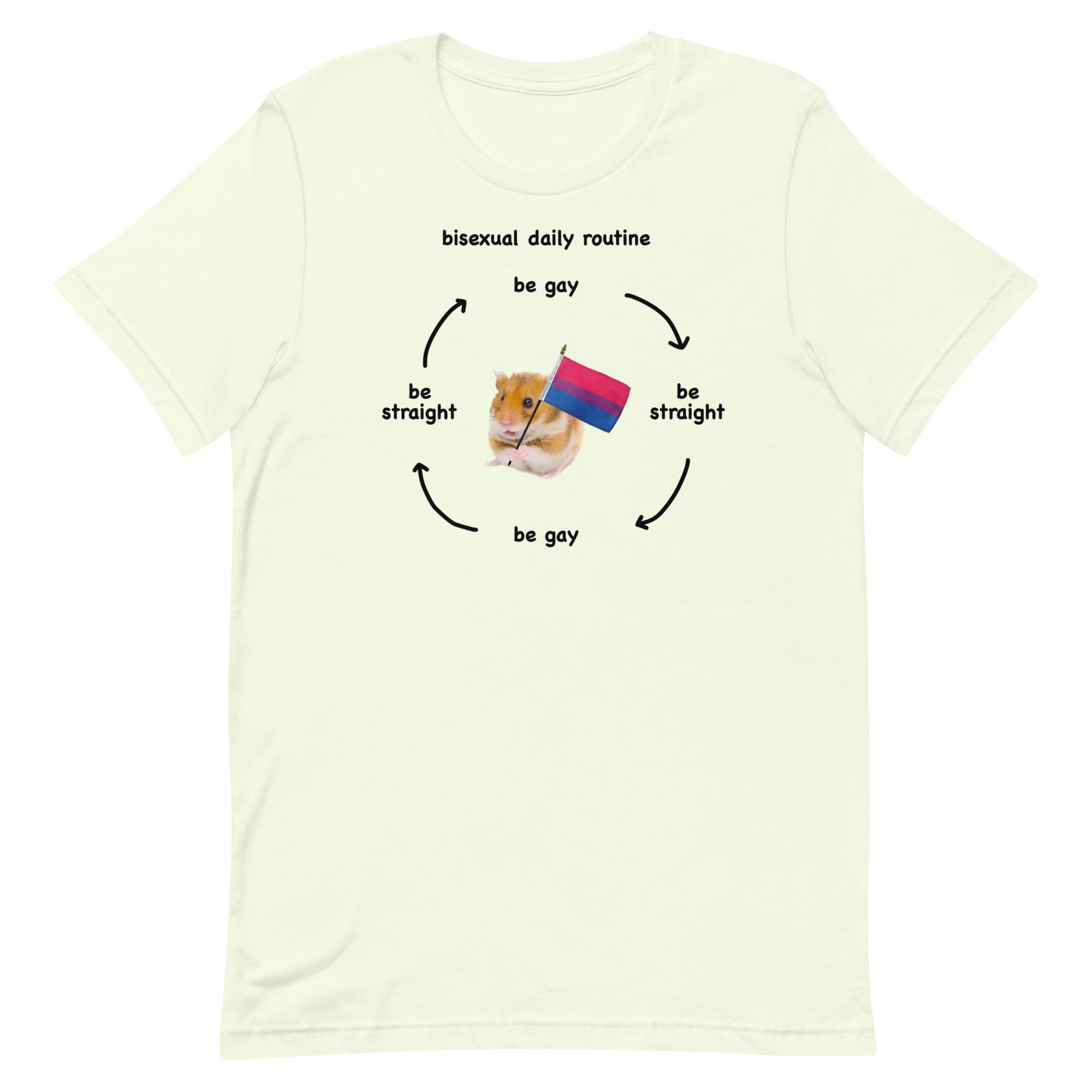 Bisexual Daily Routine Unisex t-shirt