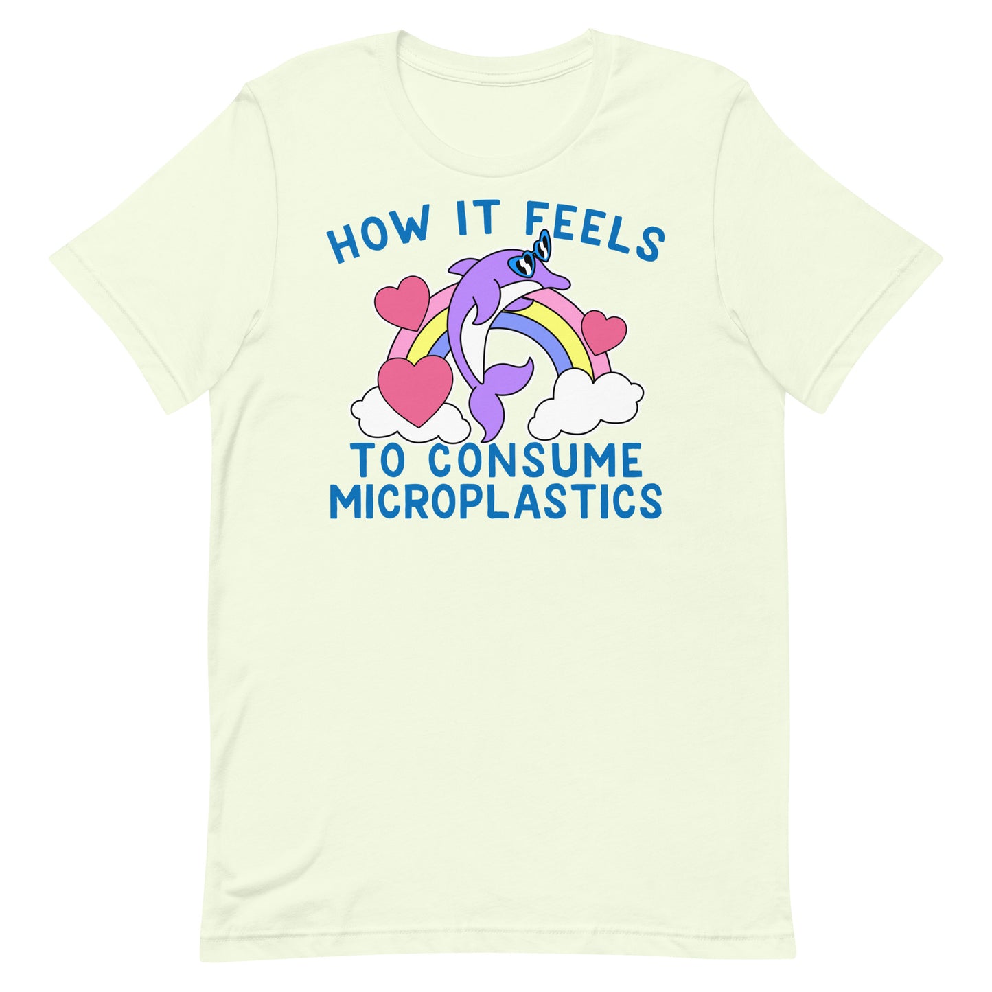 How it Feels to Consume Microplastics Unisex t-shirt