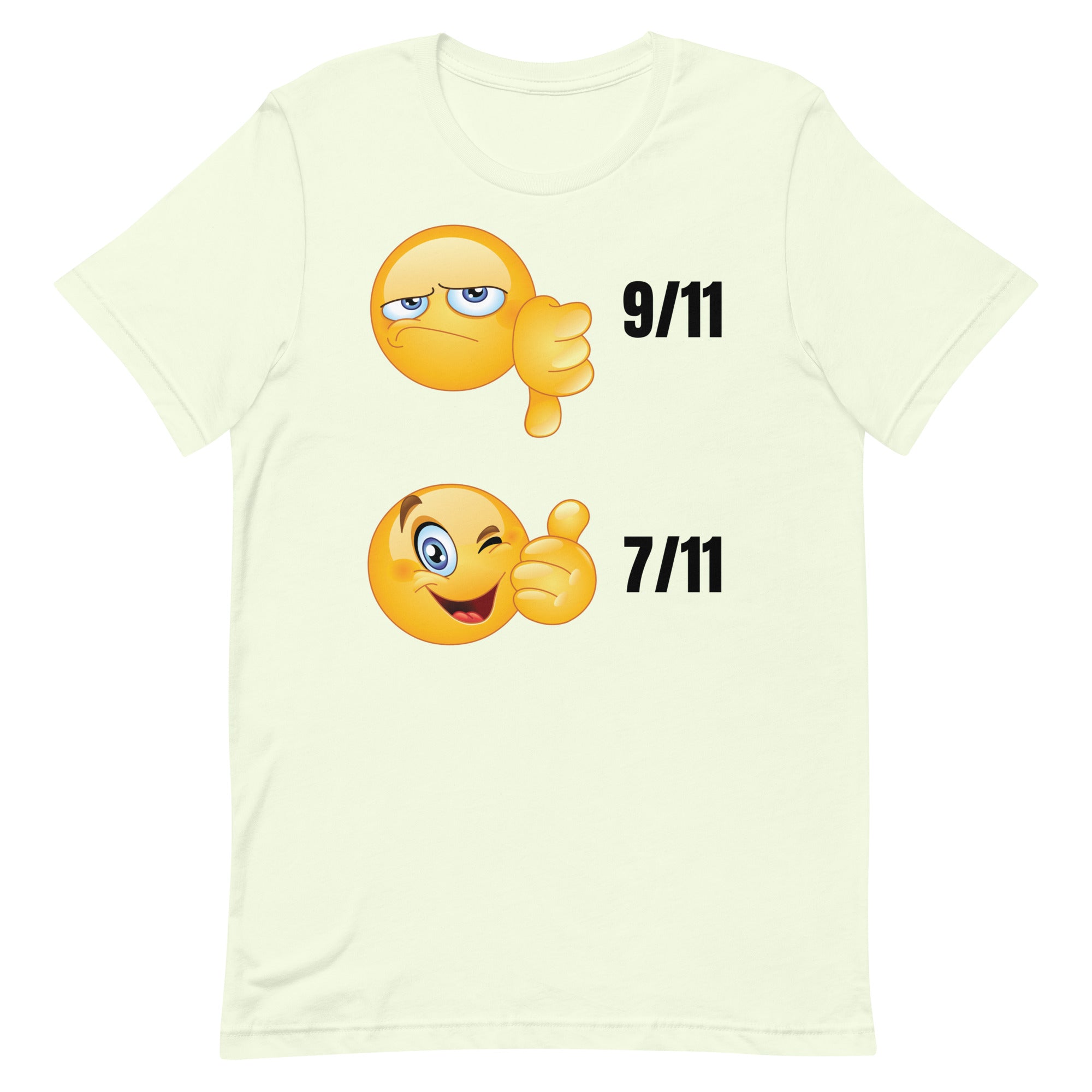 9/11 Bad 7/11 Good Unisex t-shirt