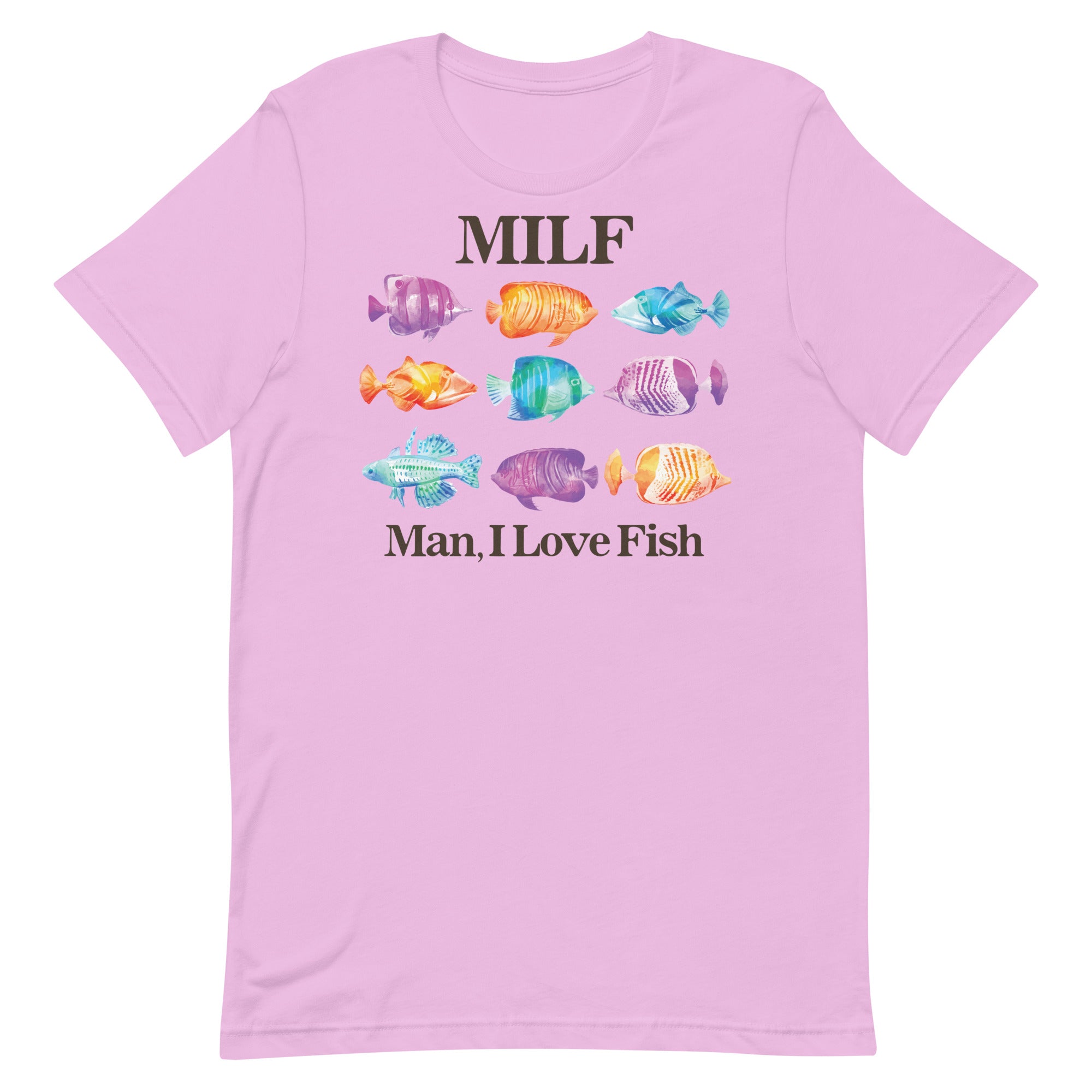  MILF Man I Love Fishing Funny Fisherman Reel Vintage Style  T-Shirt : Clothing, Shoes & Jewelry