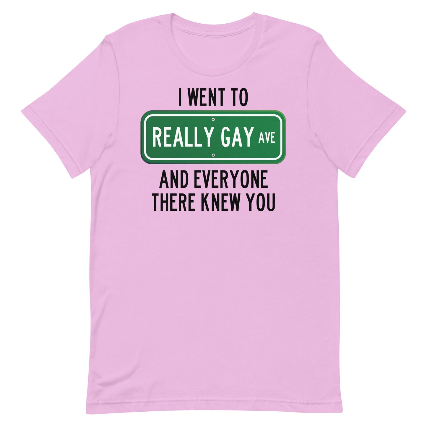 Really Gay Ave Unisex t-shirt