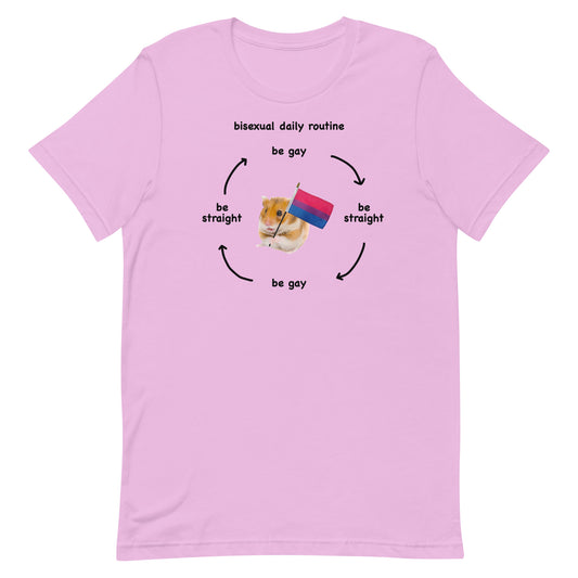 Bisexual Daily Routine Unisex t-shirt