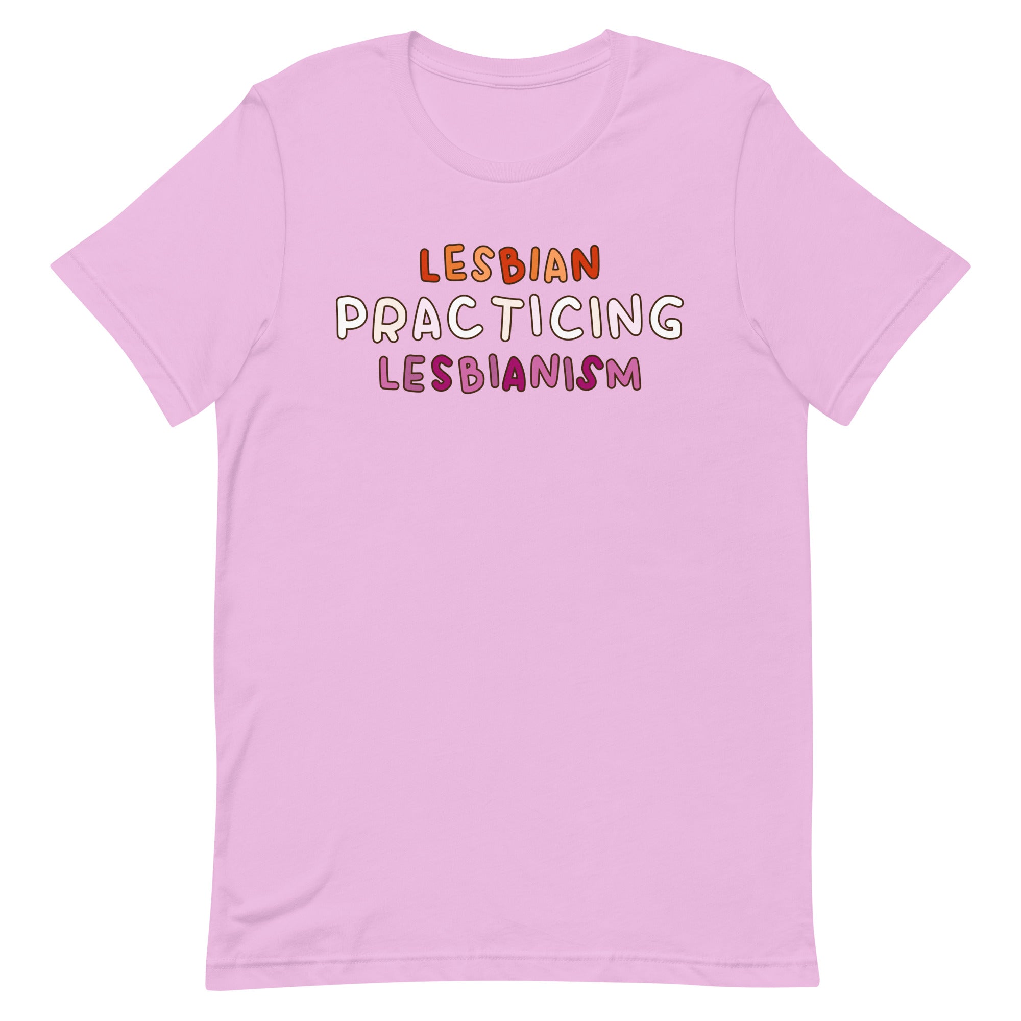 Lesbian Practicing Lesbianism Unisex t-shirt