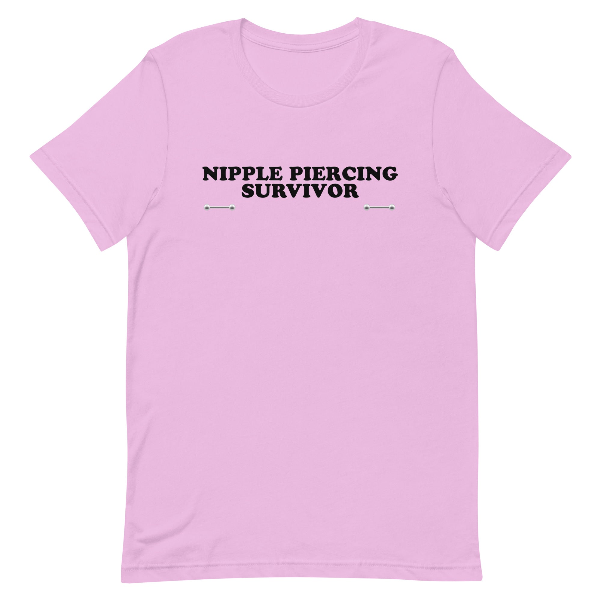 Nipple Piercing Survivor Unisex t-shirt