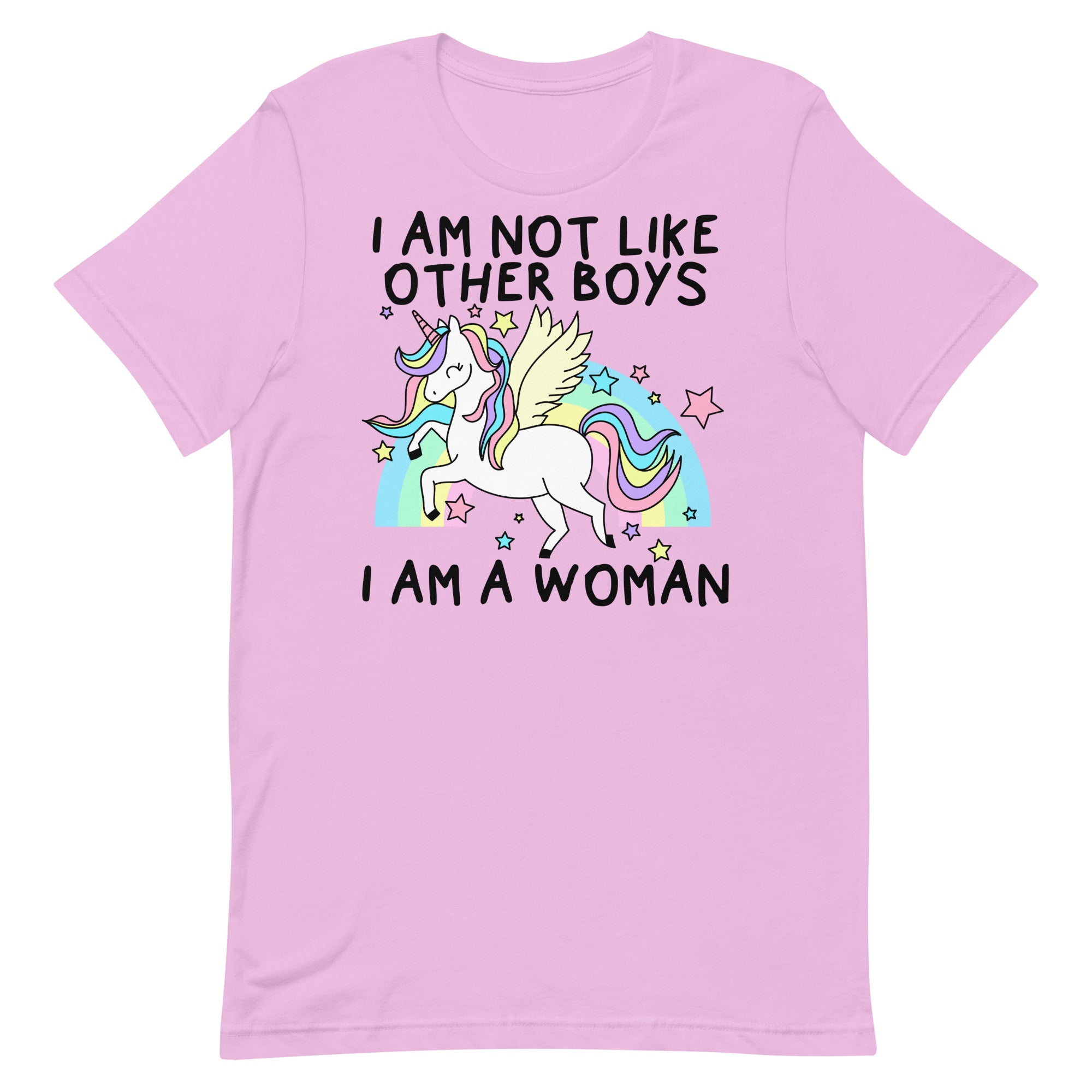 I Am Not Like Other Boys I Am A Woman (Unicorn) Unisex t-shirt