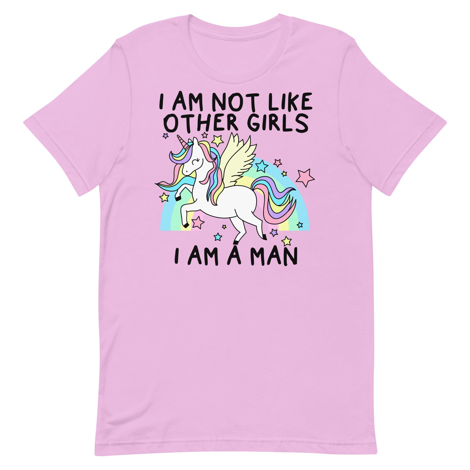 I Am Not Like Other Girls I Am A Man (Unicorn) Unisex t-shirt