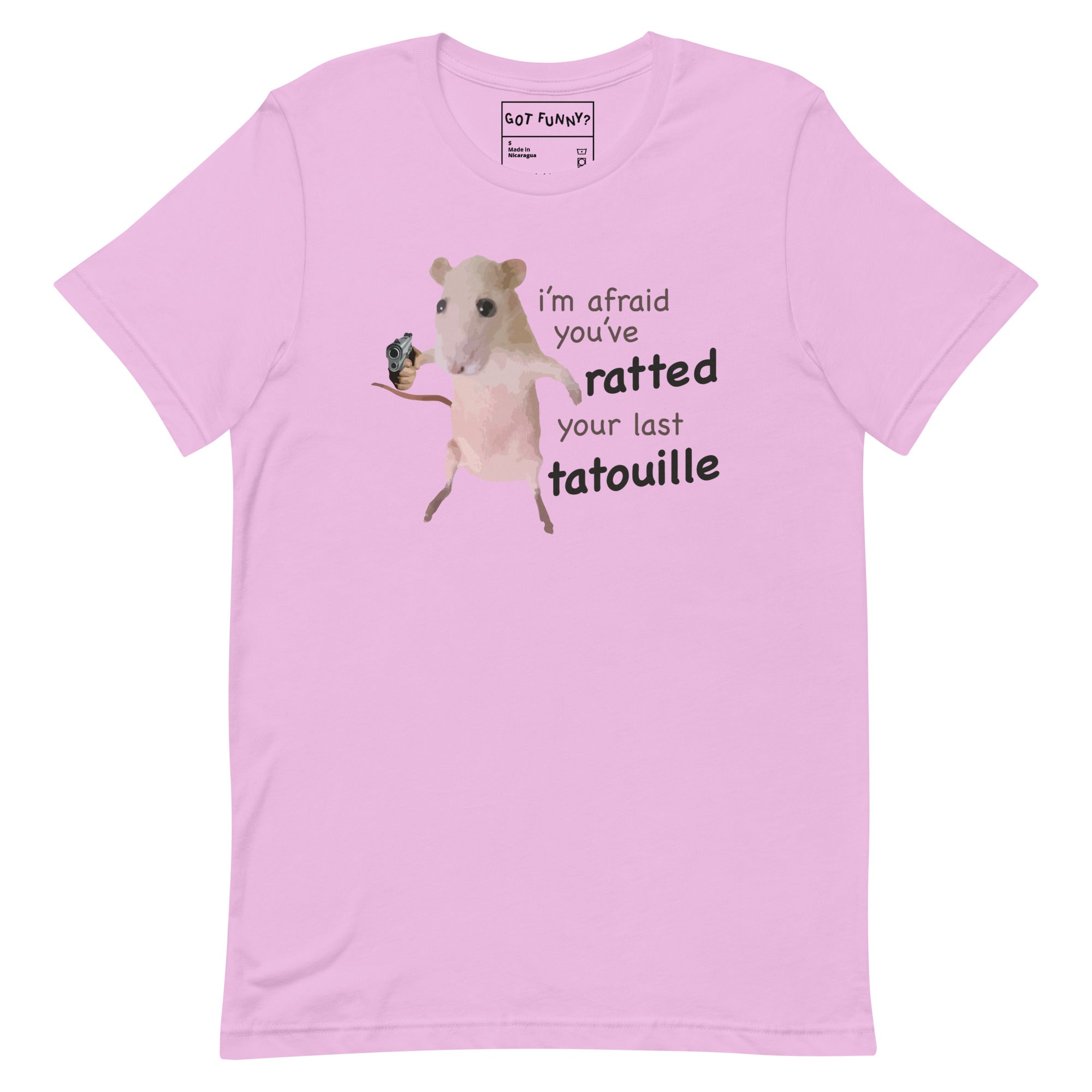 You've Ratted Your Last Tatoullie Unisex t-shirt