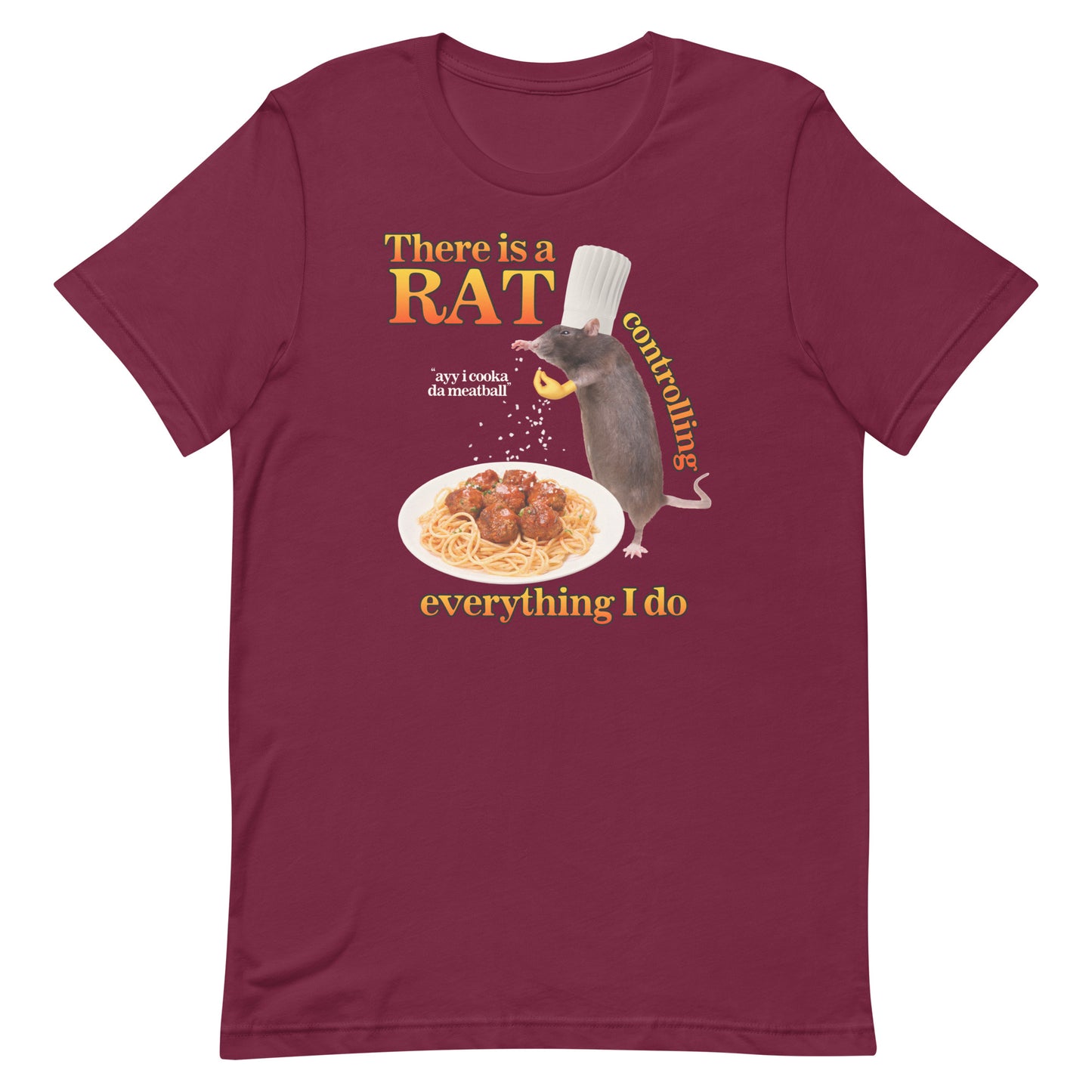 There Is A Rat Controlling Everything Unisex t-shirt