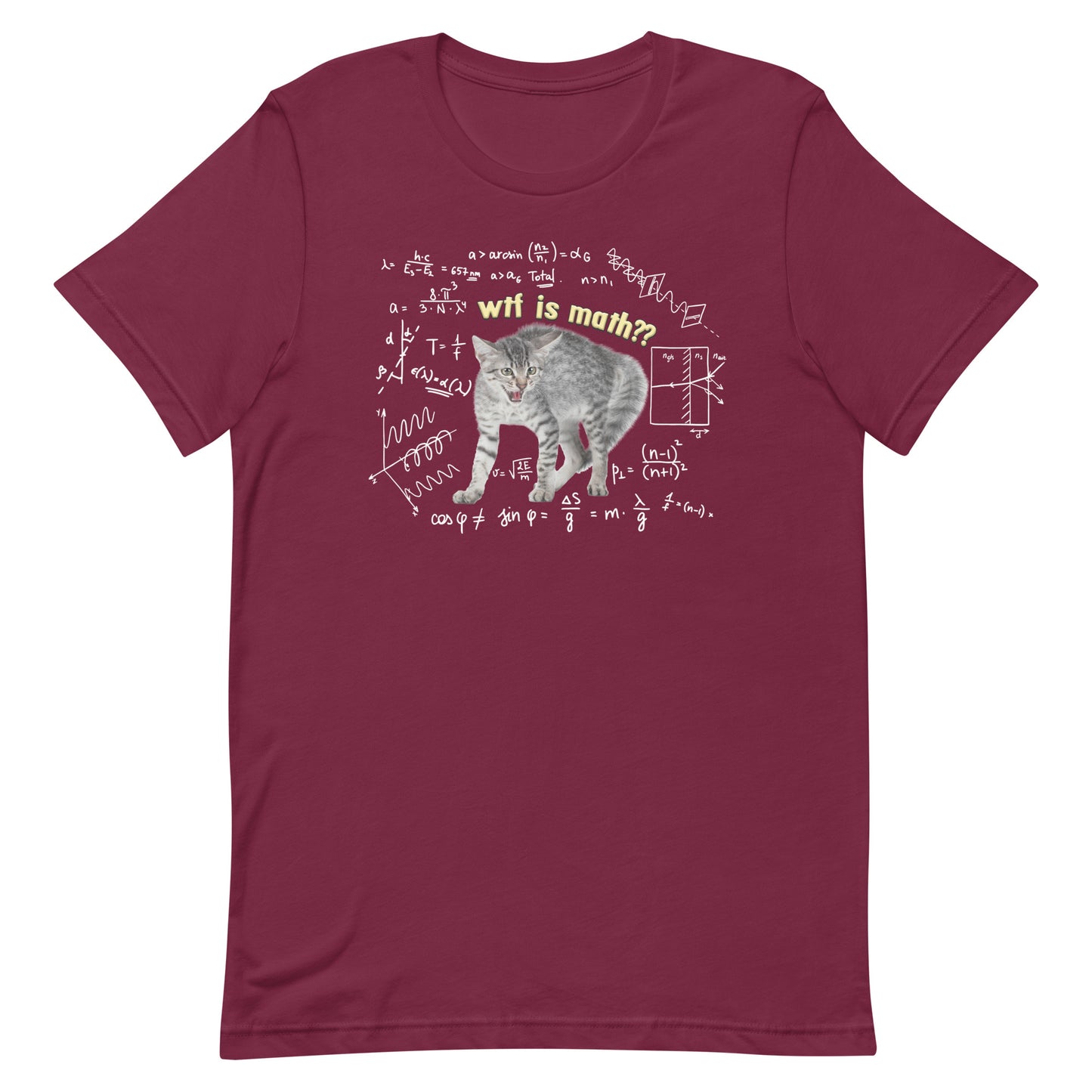 Wtf is Math Unisex t-shirt