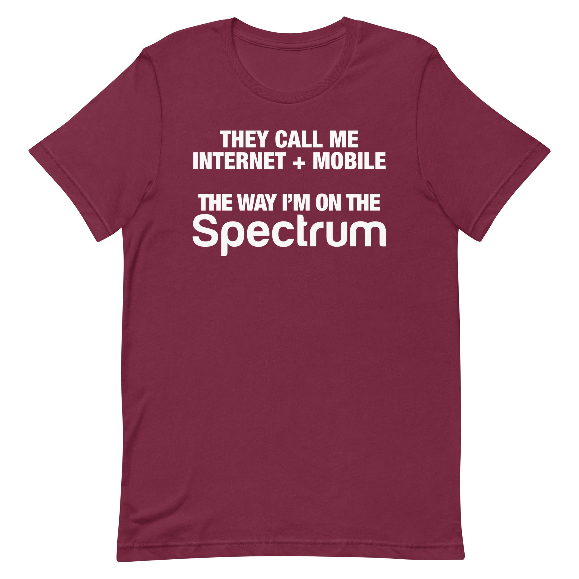 Call Me Internet + Mobile Unisex t-shirt