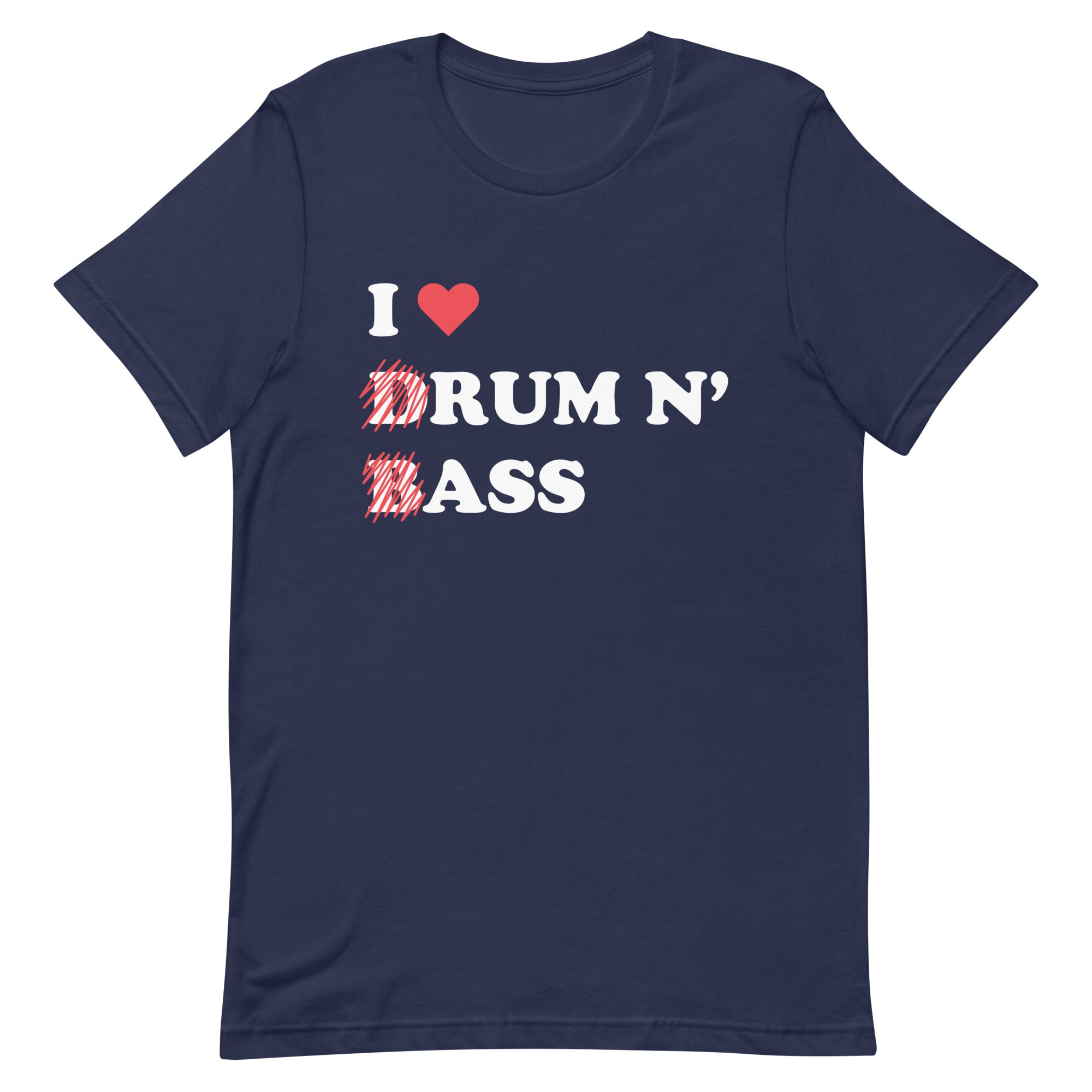 I Heart Drum & Bass Unisex t-shirt