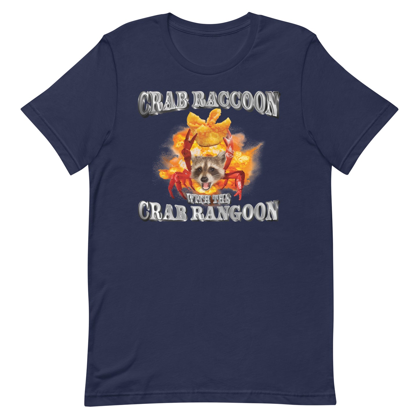 Crab Raccoon With the Crab Rangoon Unisex t-shirt