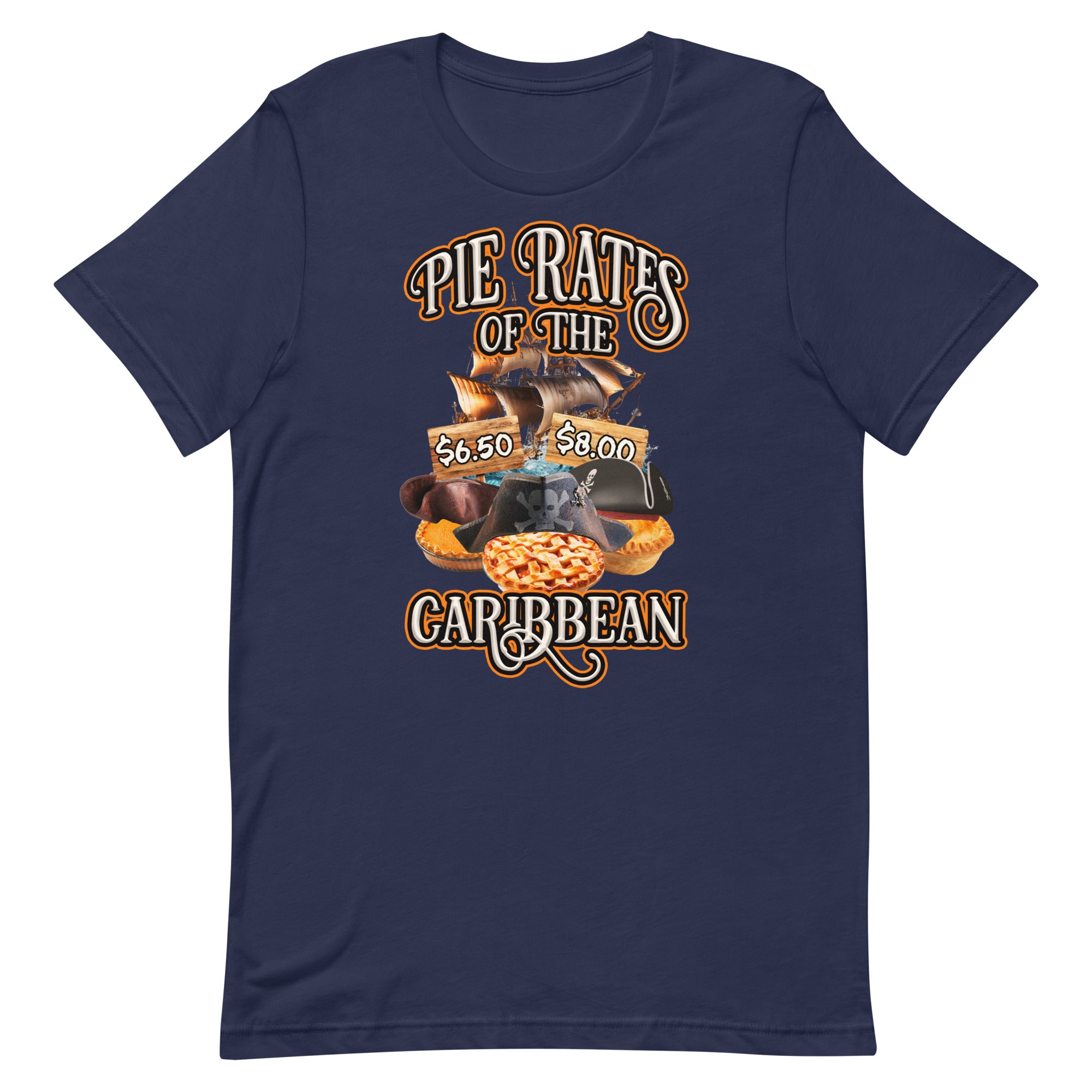 Pie Rates of the Caribbean Unisex t-shirt