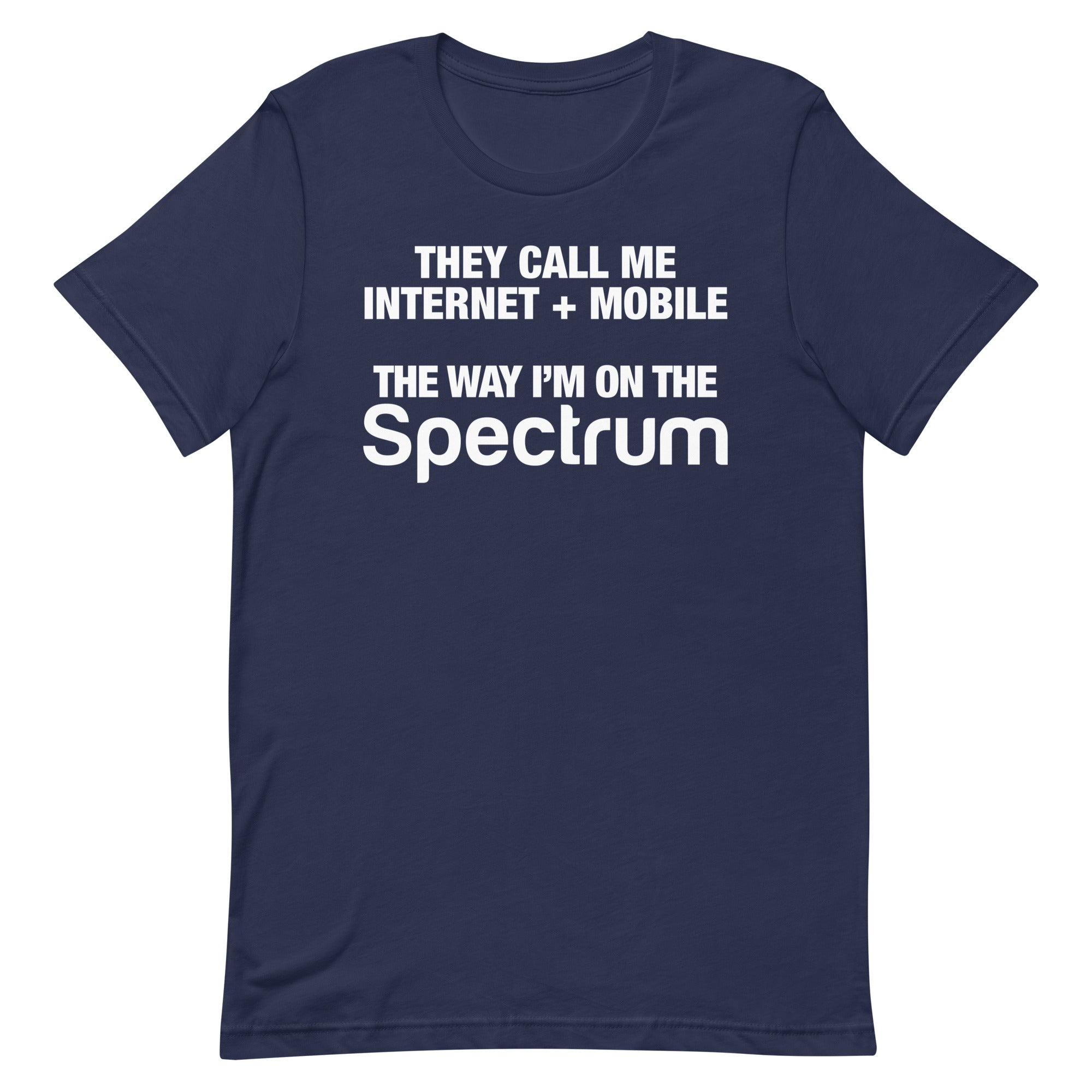 Call Me Internet + Mobile Unisex t-shirt