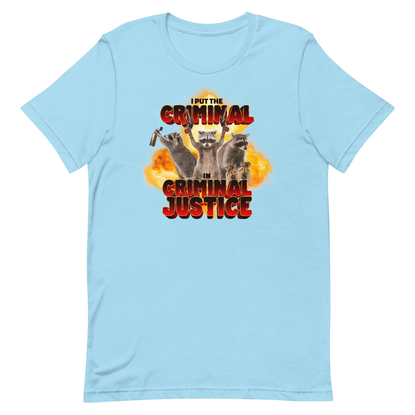 I Put the Criminal in Criminal Justice Unisex t-shirt