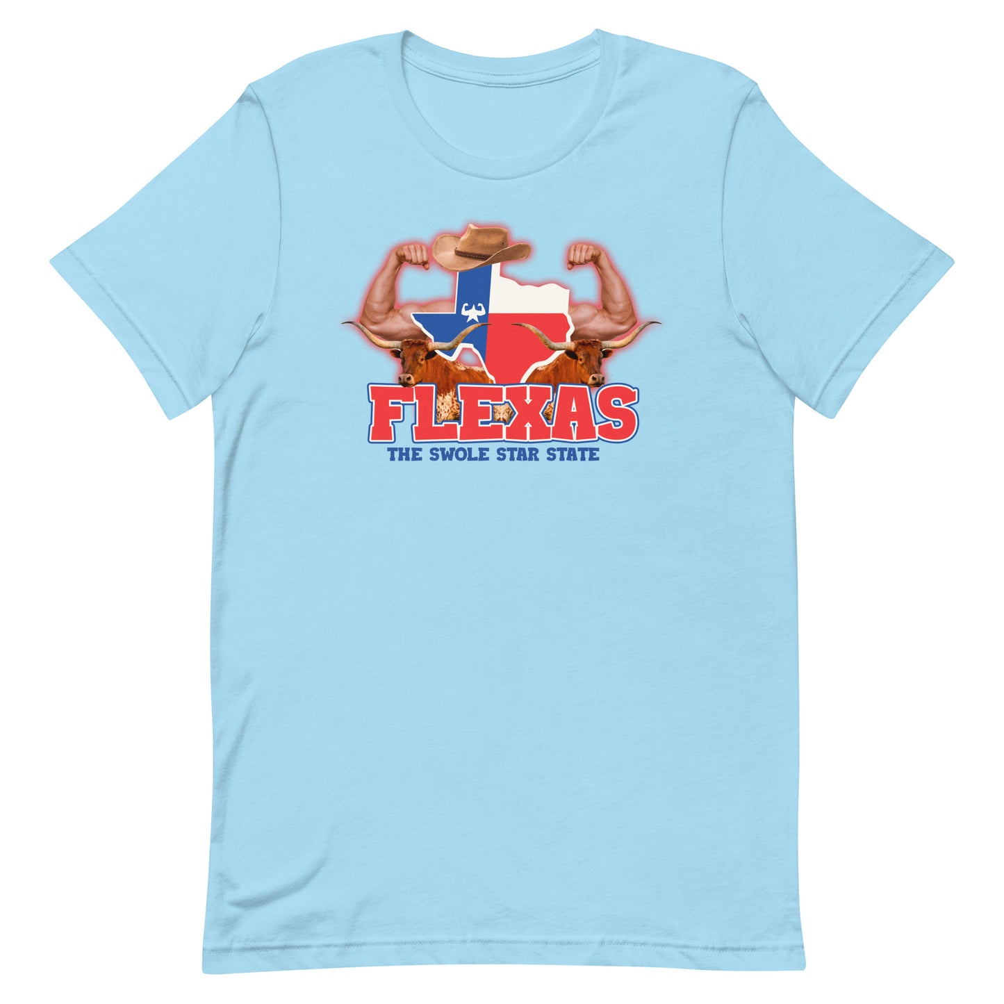 Flexas (The Swole Star State) Unisex t-shirt