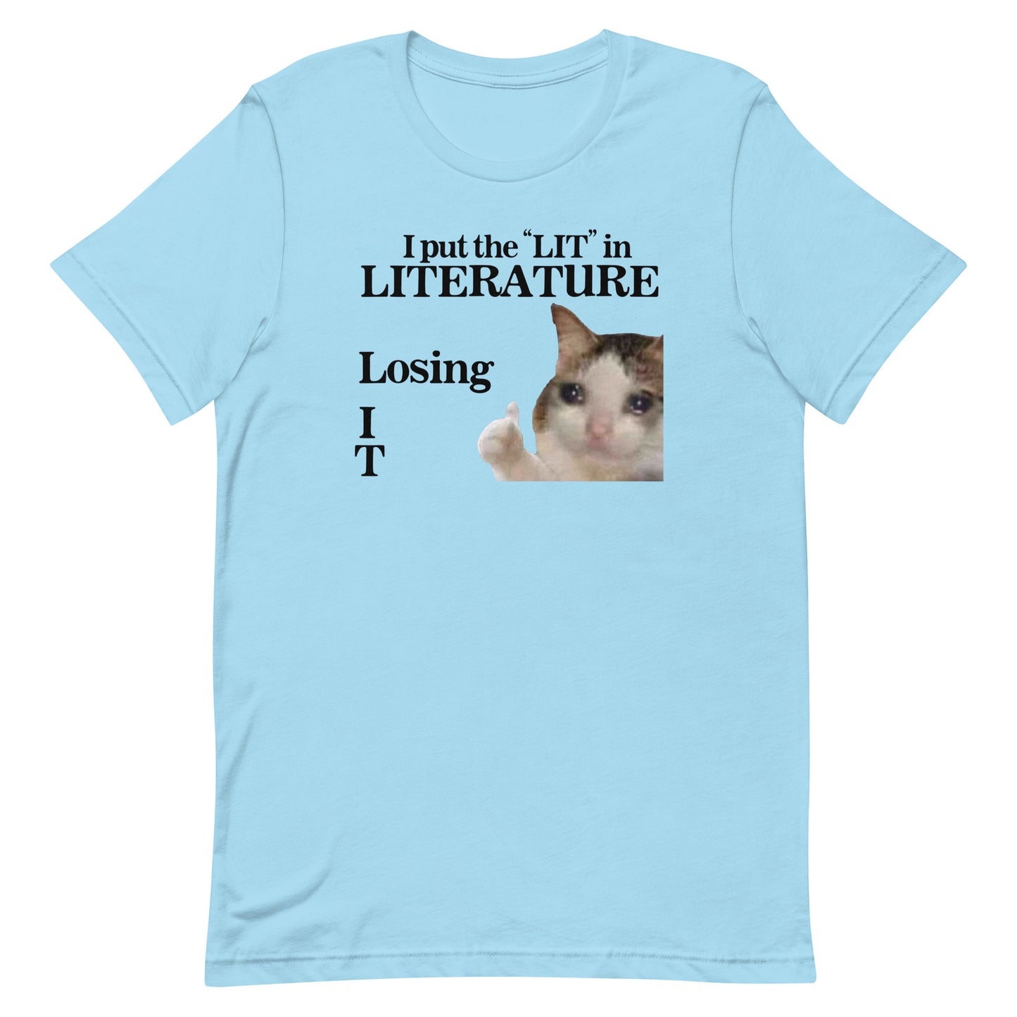 I Put the LIT in LITerature Unisex t-shirt