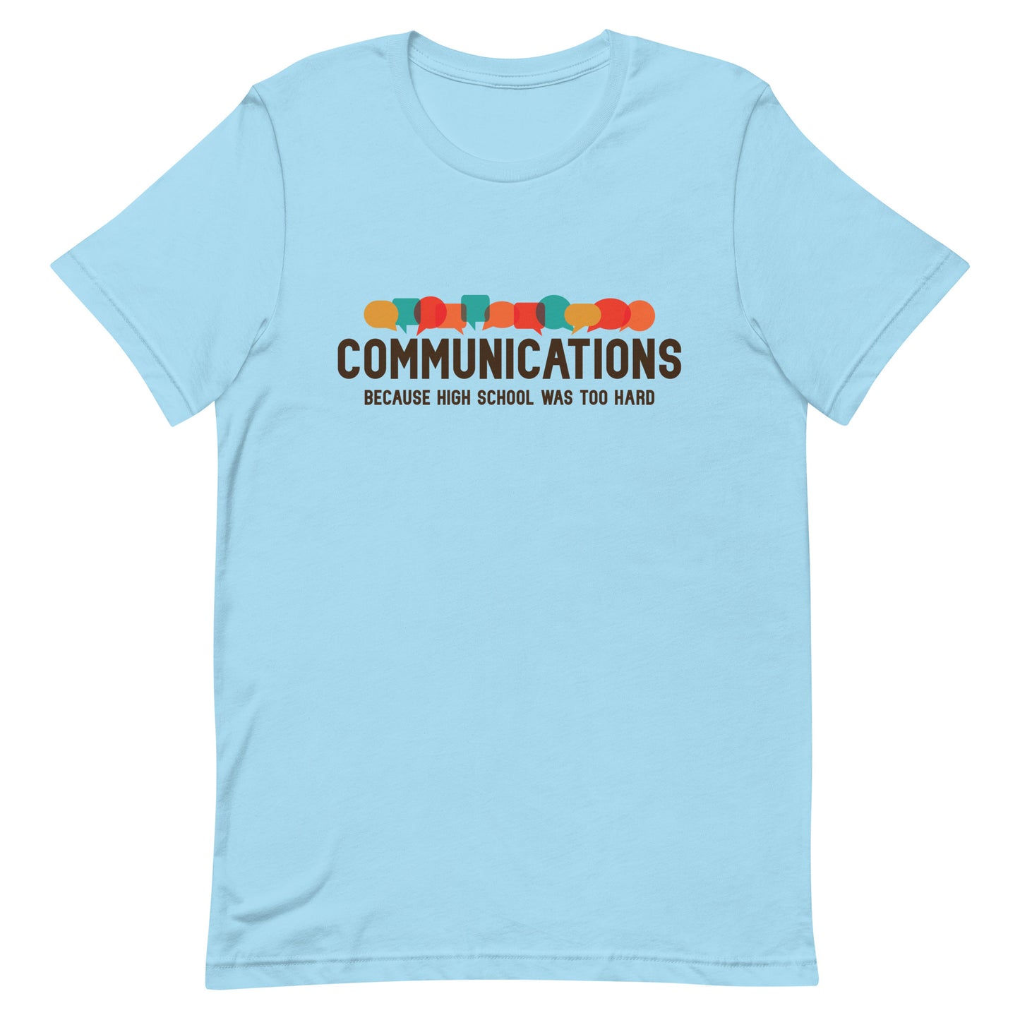 Communications Major Unisex t-shirt