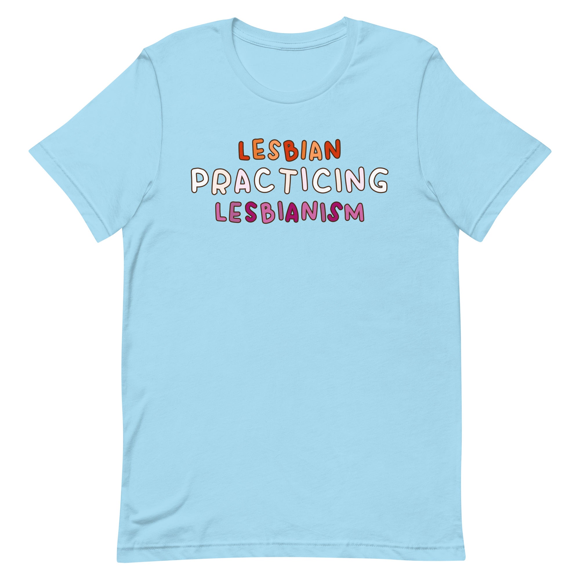 Lesbian Practicing Lesbianism Unisex t-shirt