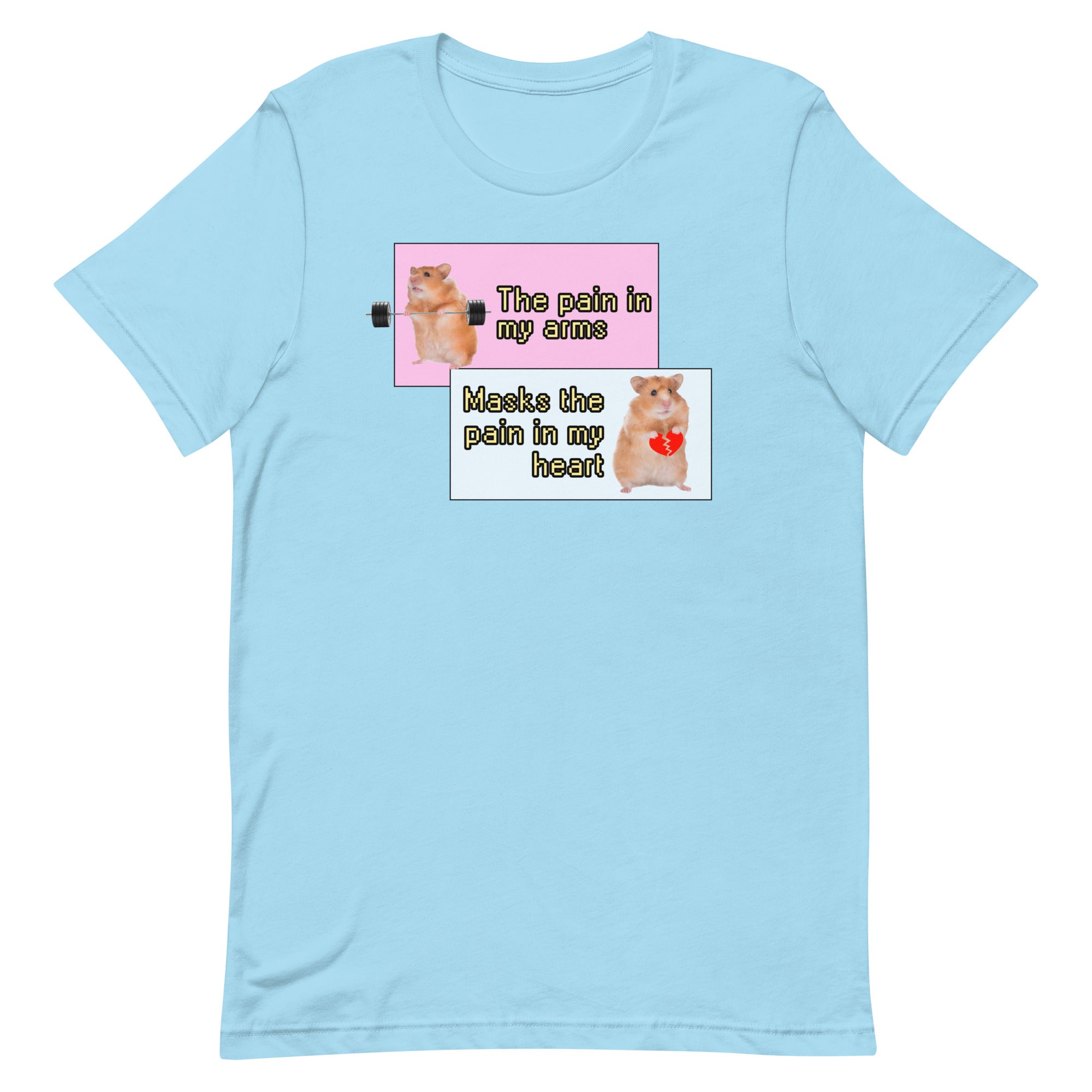 Pain in My Arms Masks the Pain in My Heart Unisex t-shirt