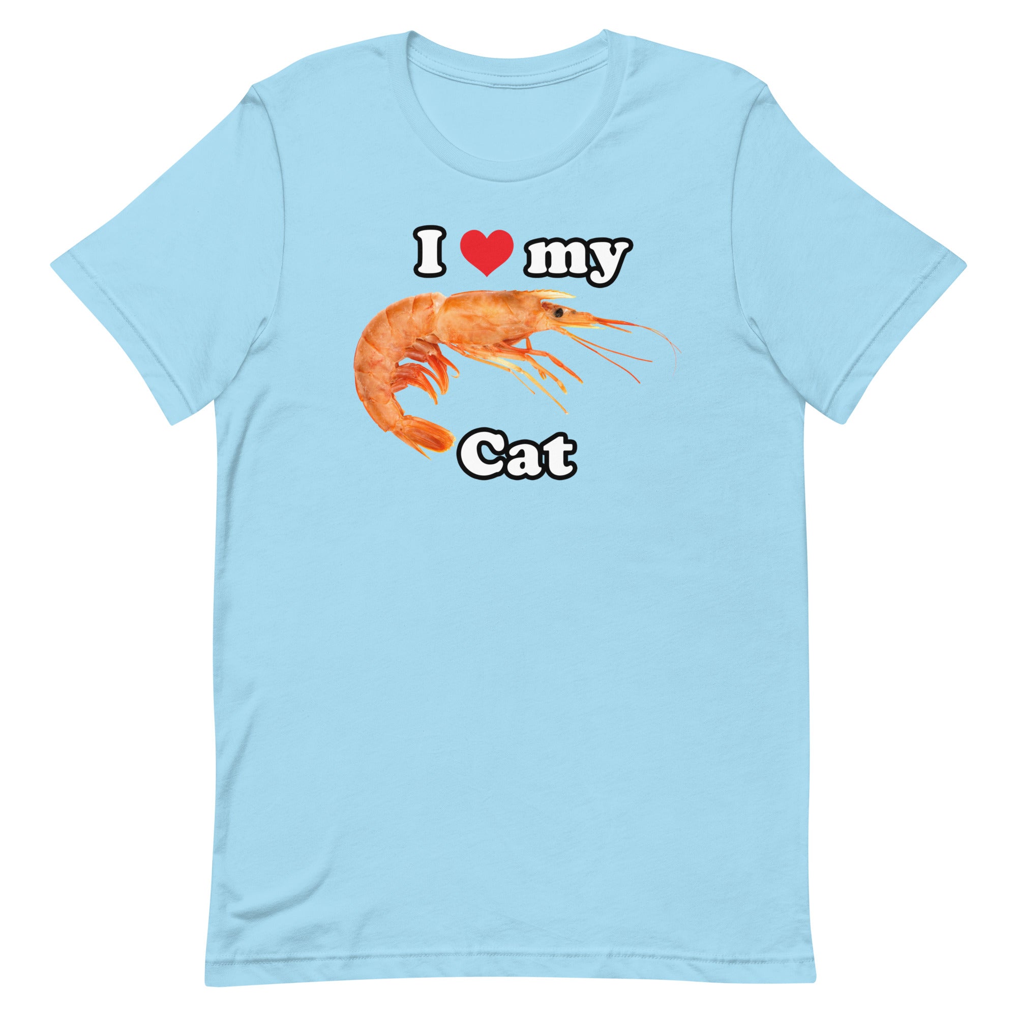 I Heart My Cat (Shrimp) Unisex t-shirt