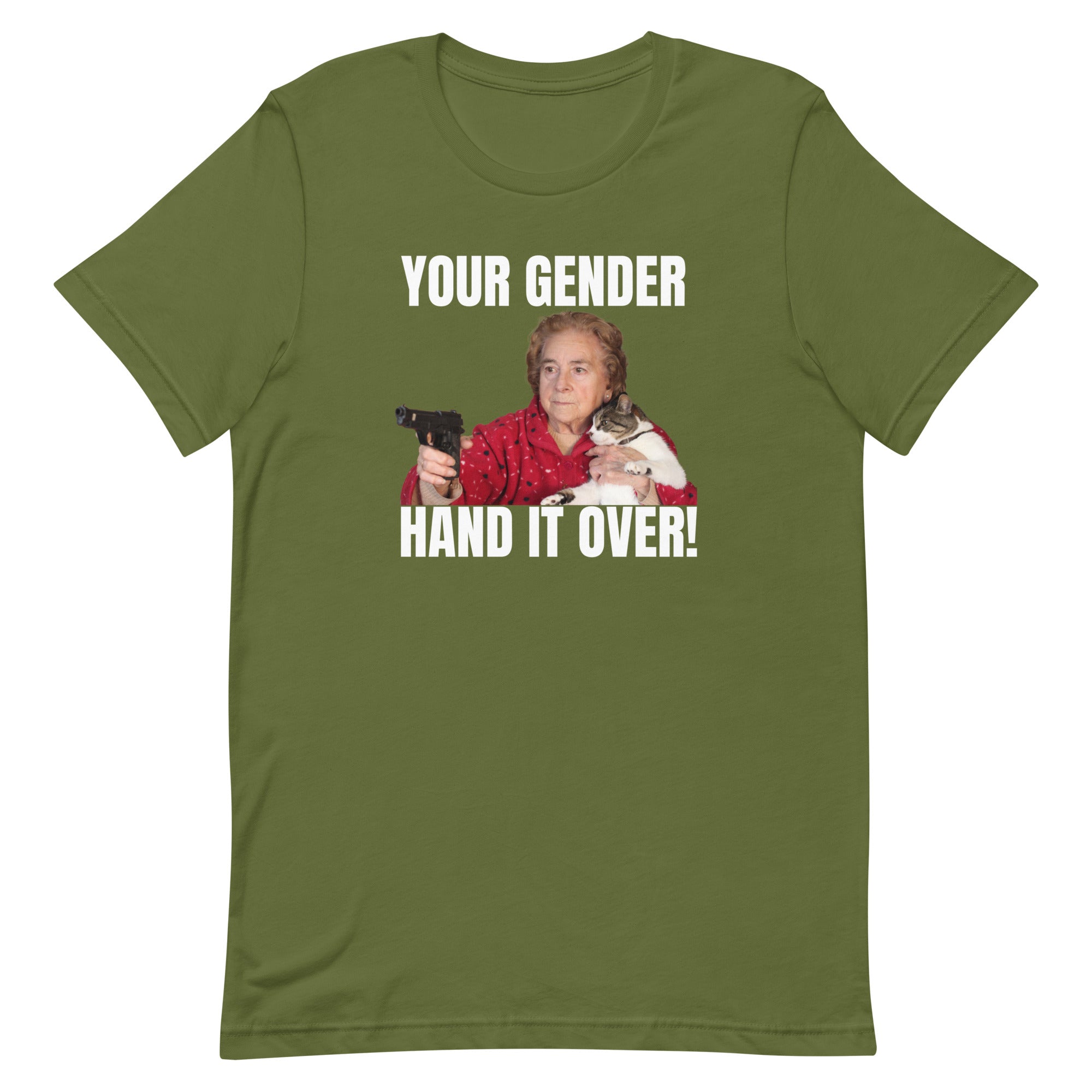 Your Gender Hand it Over Unisex t-shirt