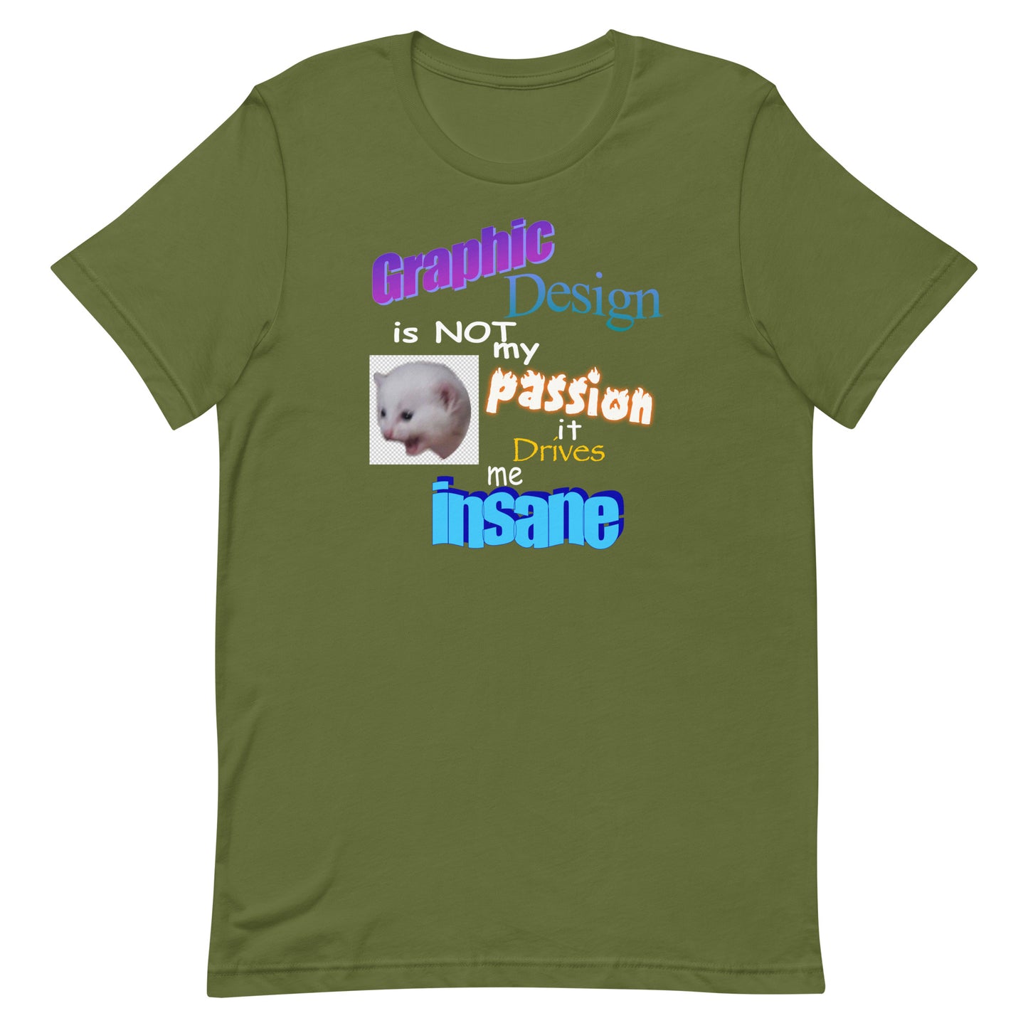 Graphic Design is NOT My Passion Unisex t-shirt