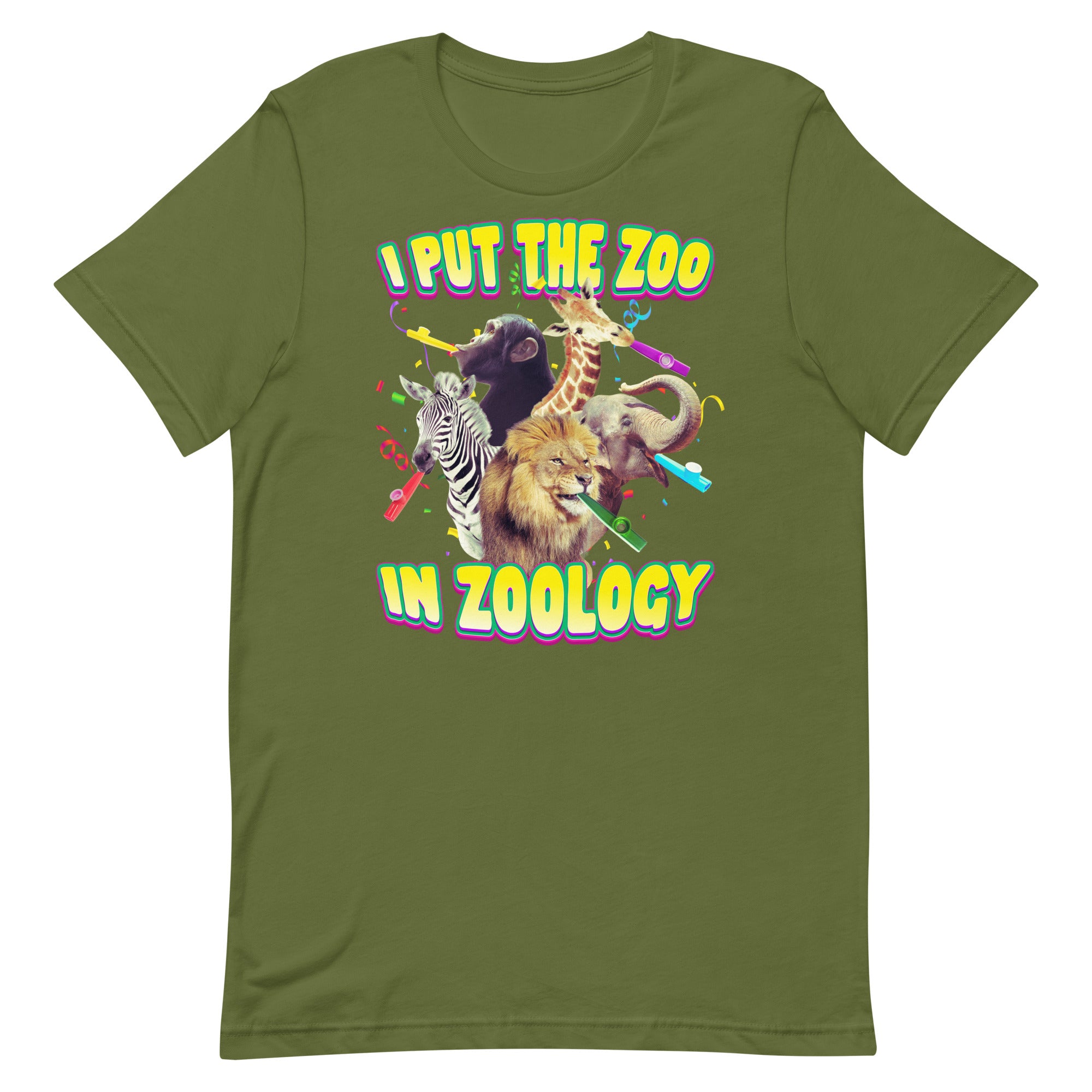 I Put the Zoo in Zoology (Kazoo) Unisex t-shirt