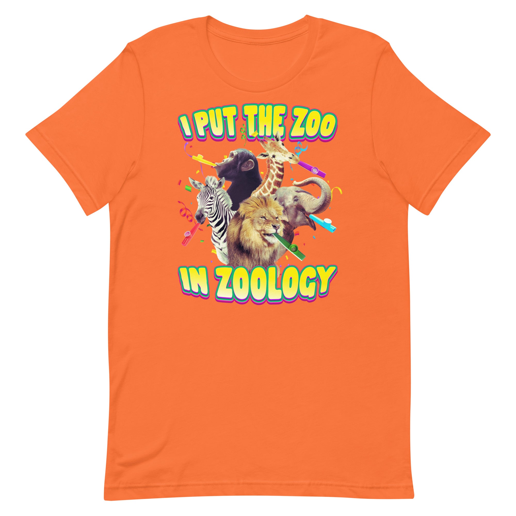 I Put the Zoo in Zoology (Kazoo) Unisex t-shirt