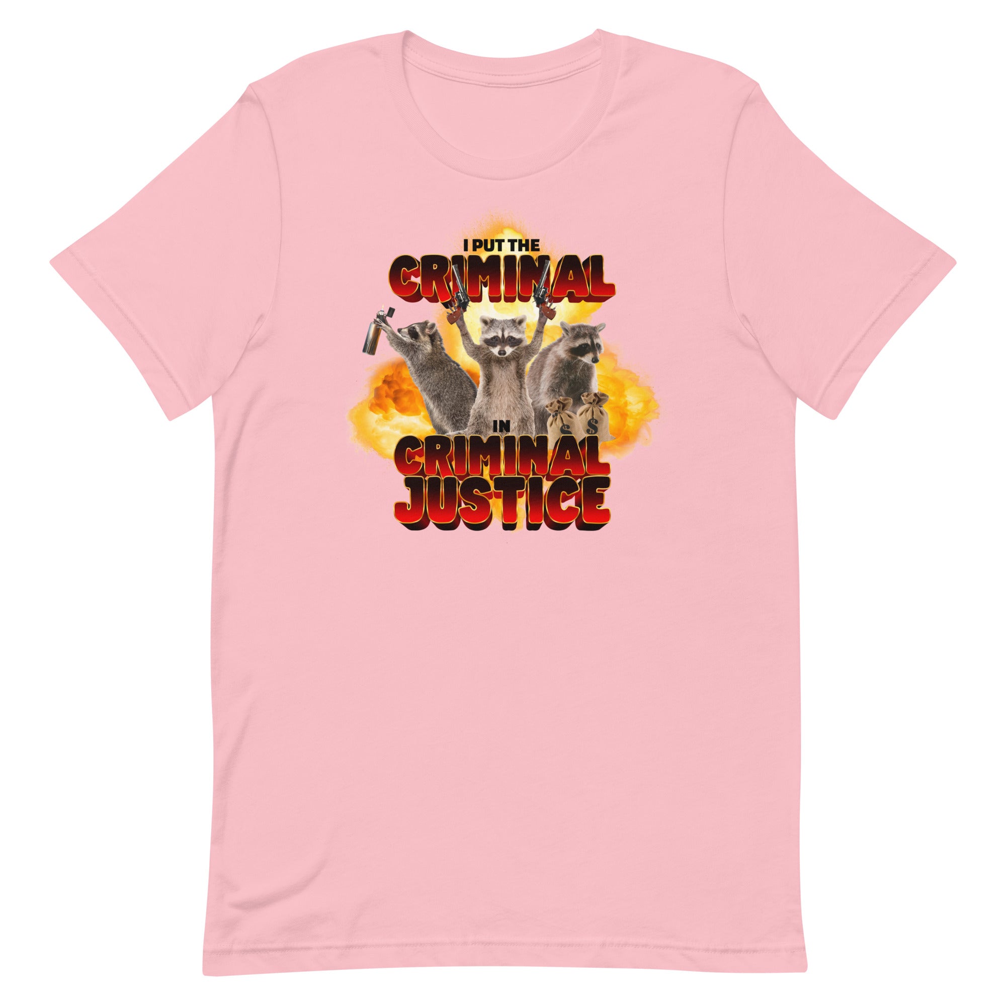 I Put the Criminal in Criminal Justice Unisex t-shirt