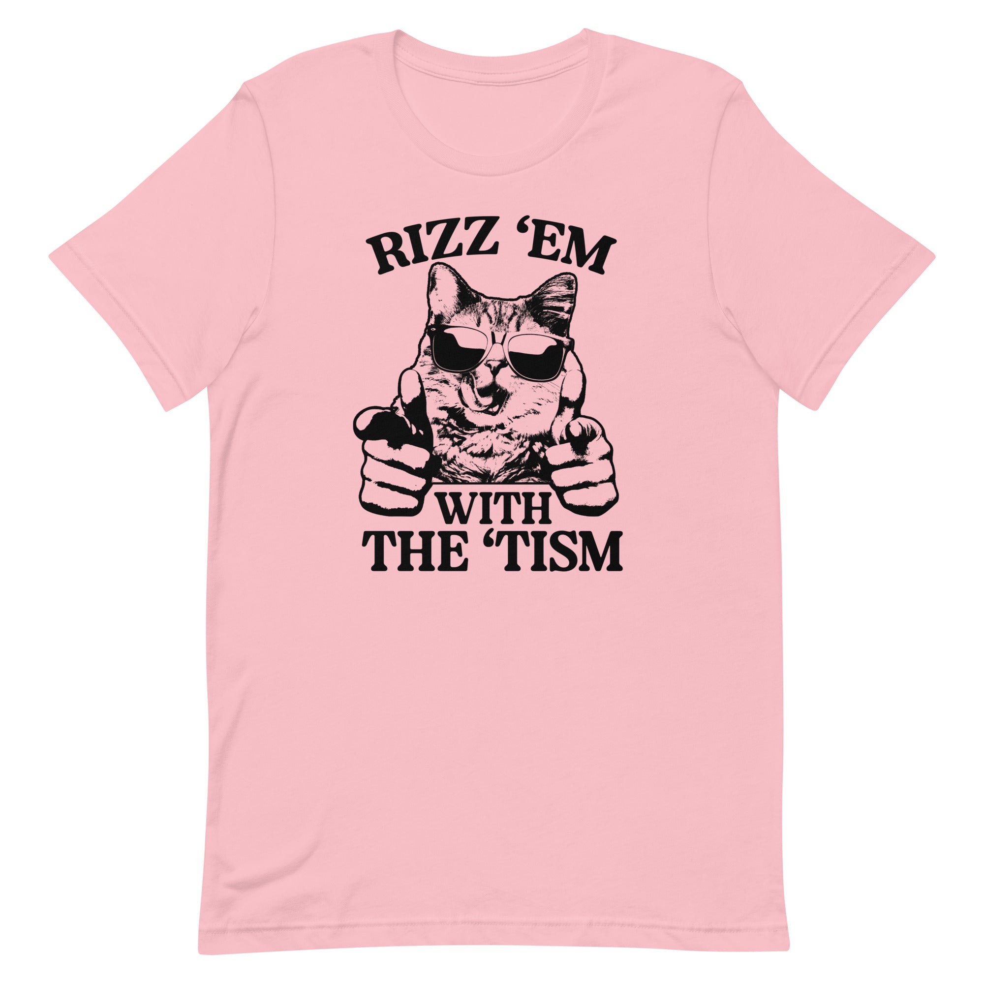 Rizz 'Em With the 'Tism (Cat) Unisex t-shirt