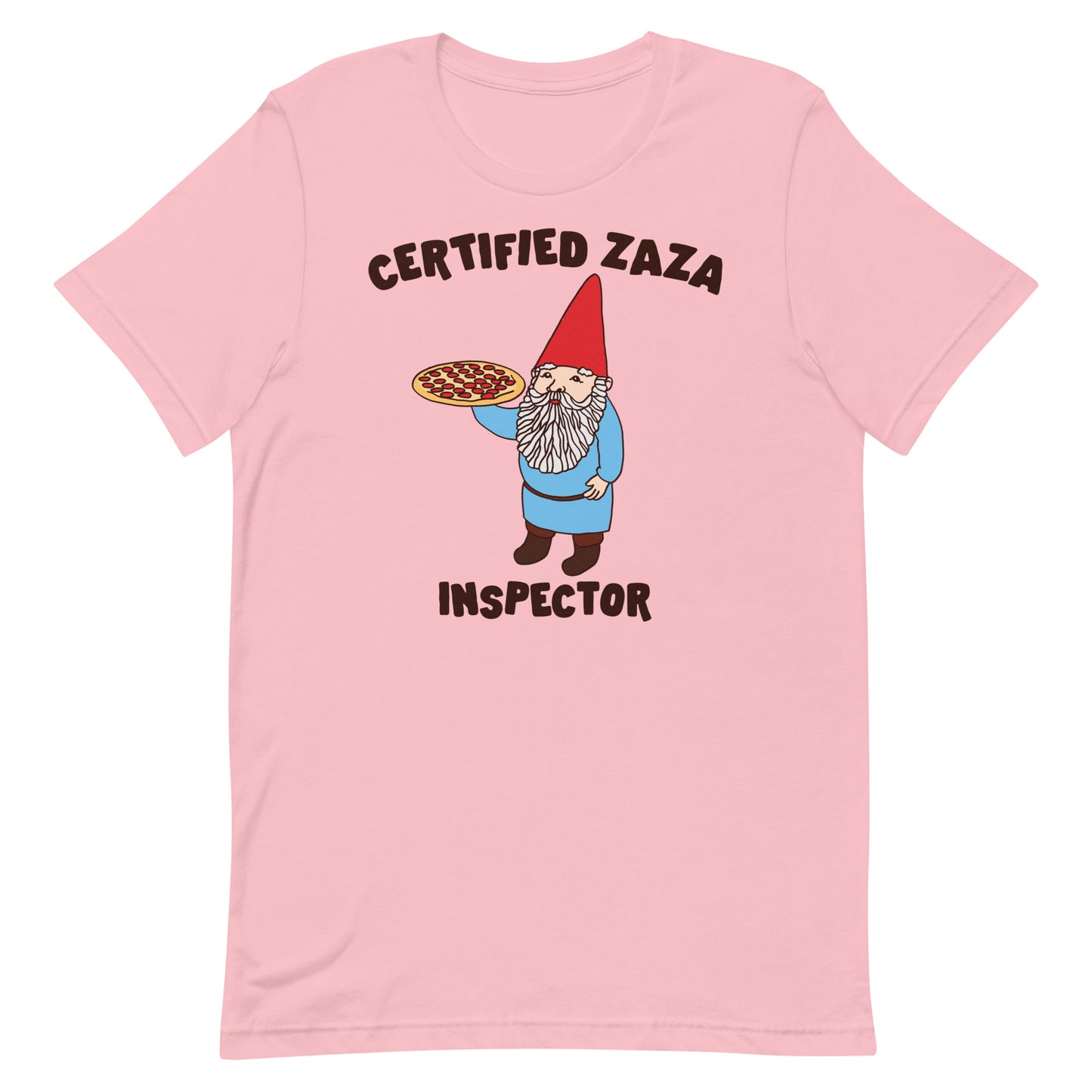 Certified Zaza Inspector (Gnome) Unisex t-shirt