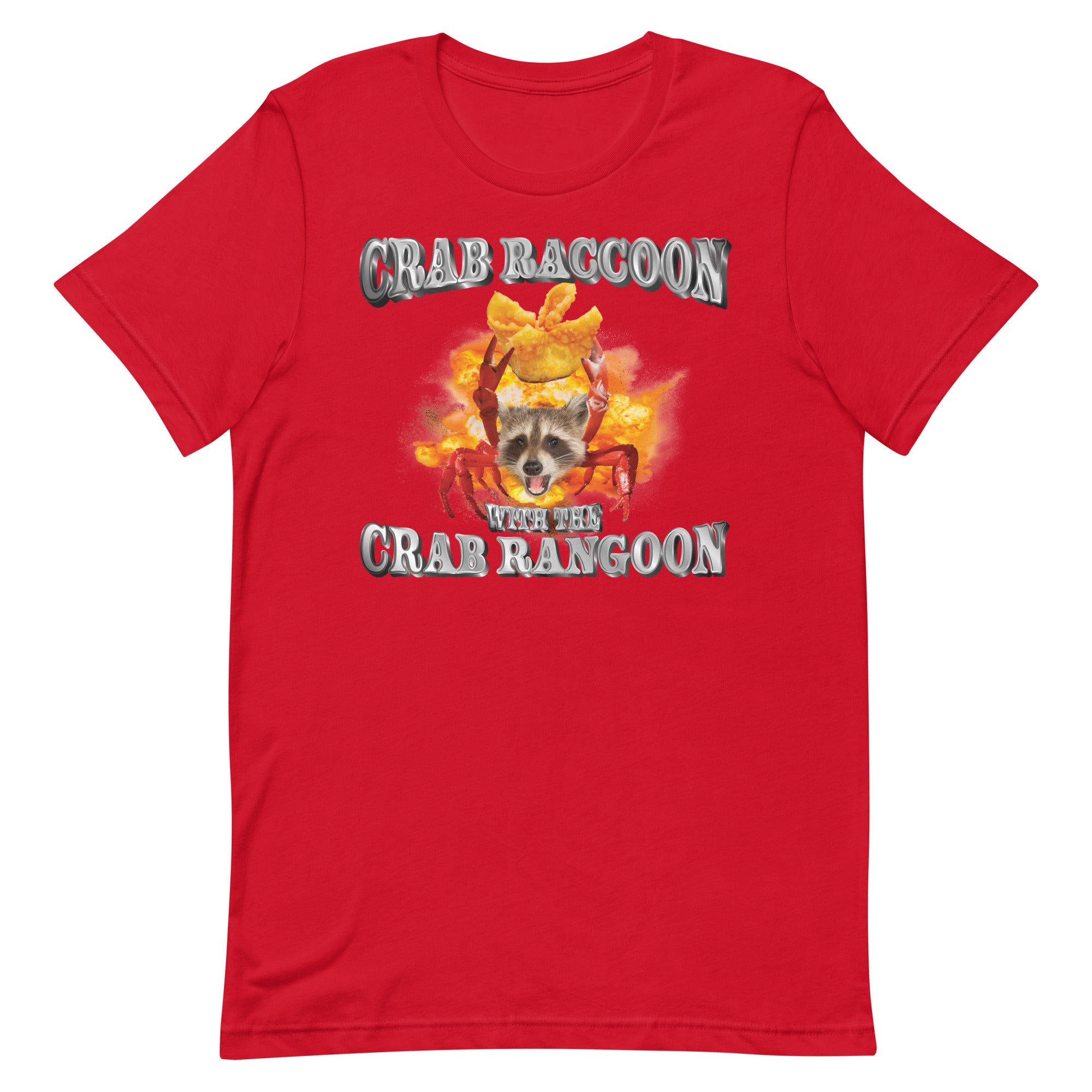 Crab Raccoon With the Crab Rangoon Unisex t-shirt