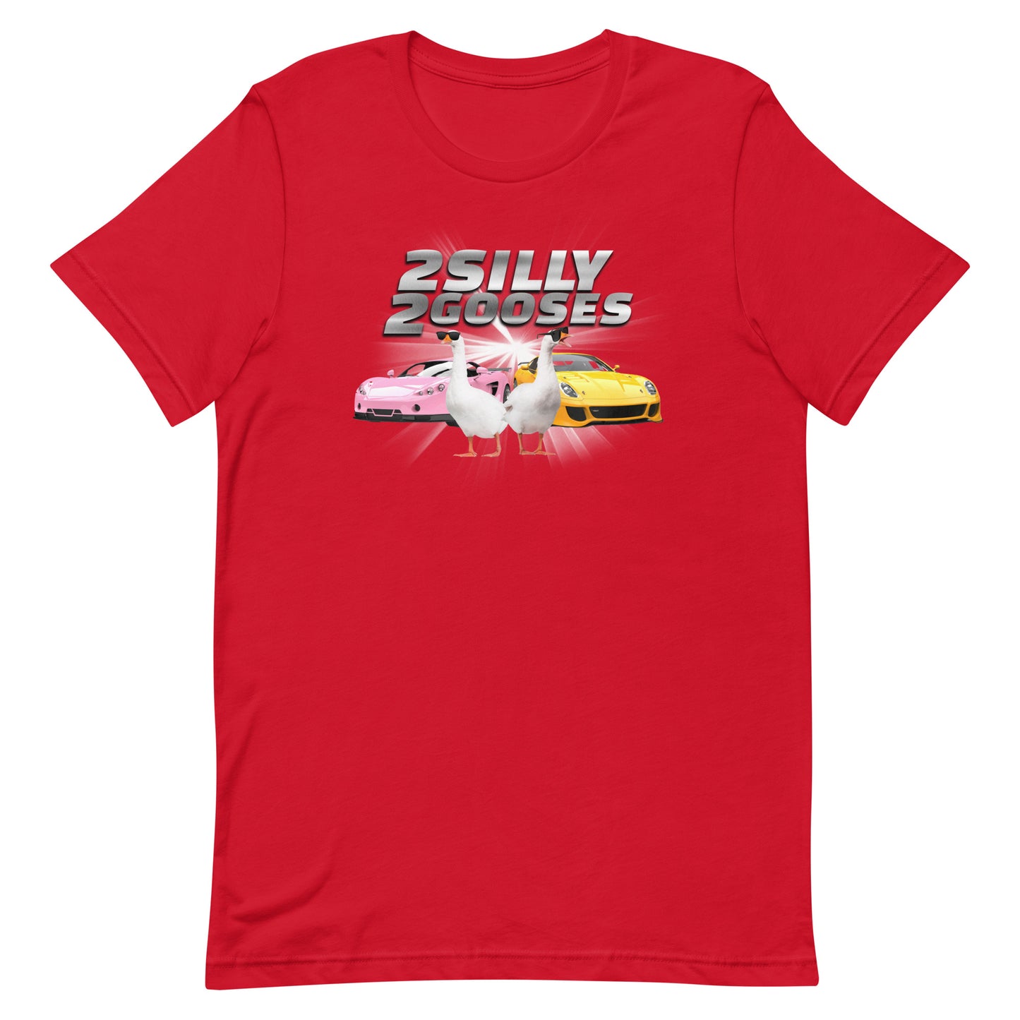 2 Silly 2 Gooses Unisex t-shirt