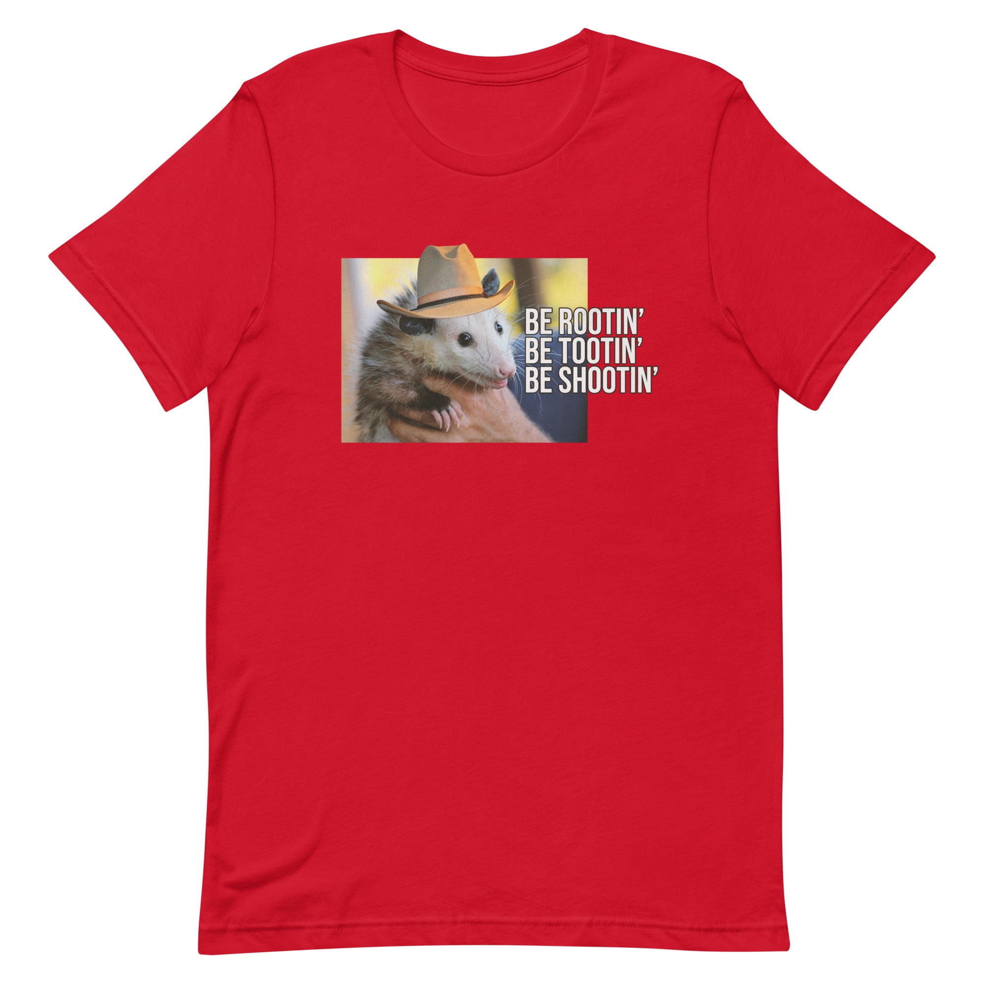 Cowboy Possum unisex t-shirt