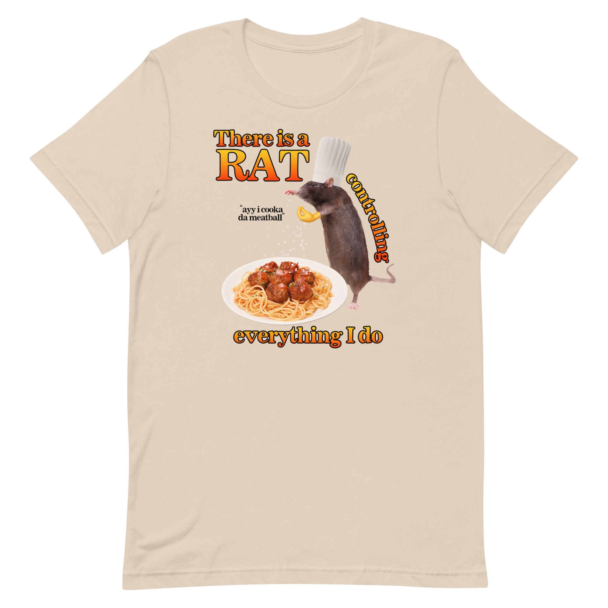 There Is A Rat Controlling Everything Unisex t-shirt