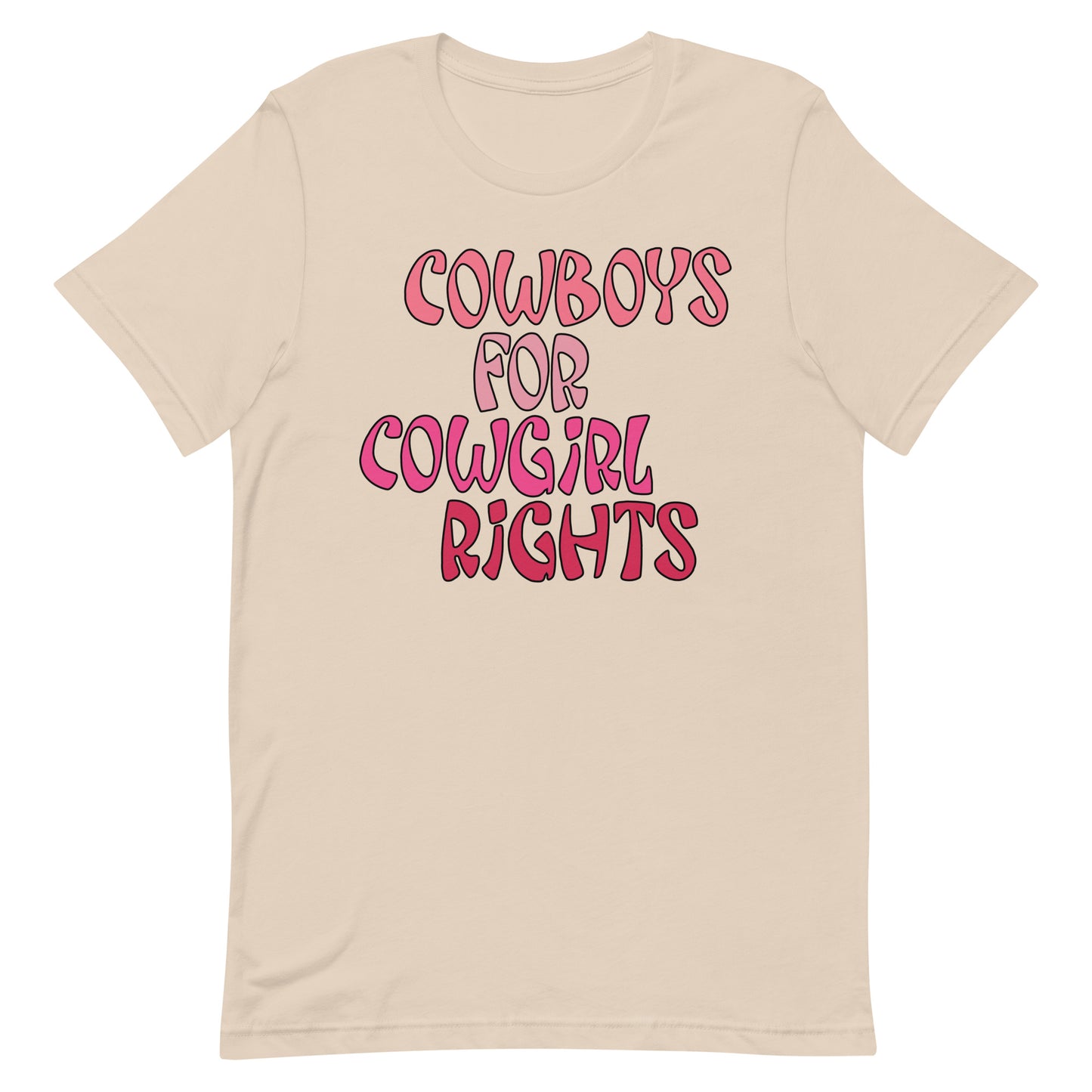 Cowboys For Cowgirl Rights Unisex t-shirt