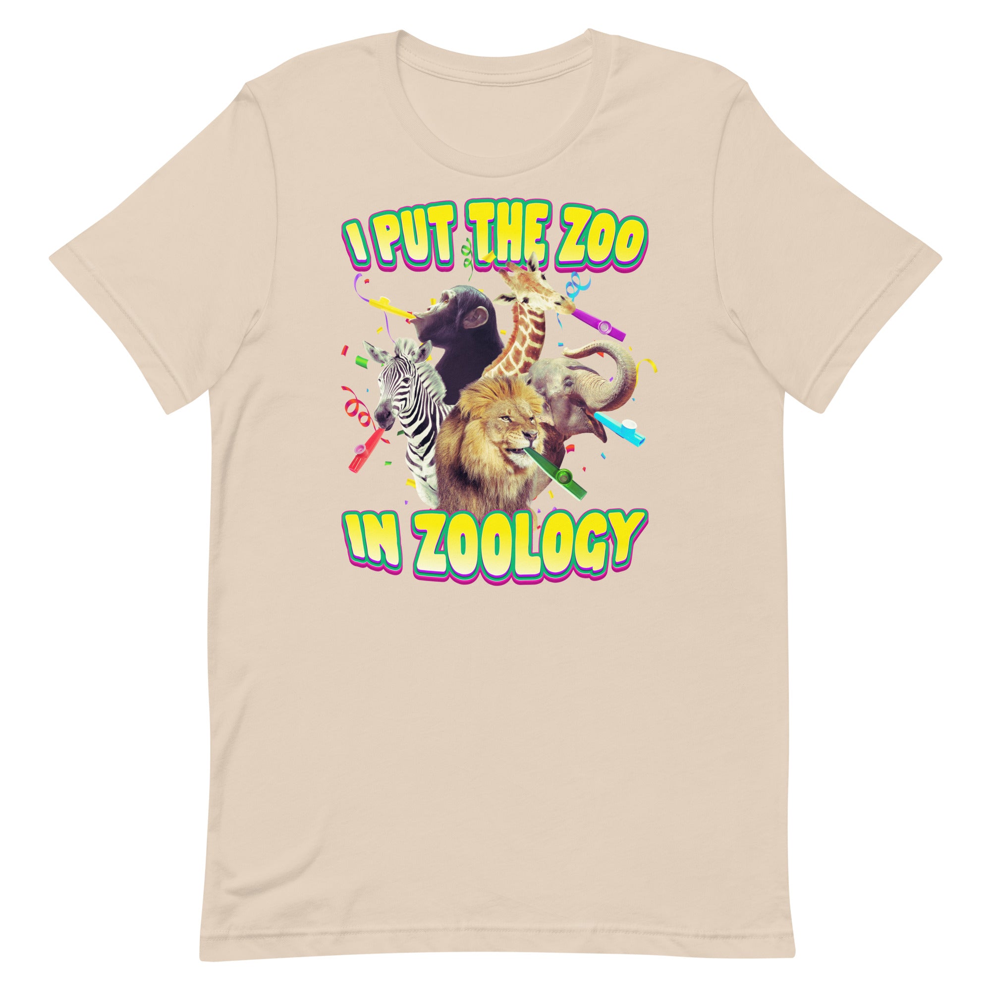 I Put the Zoo in Zoology (Kazoo) Unisex t-shirt