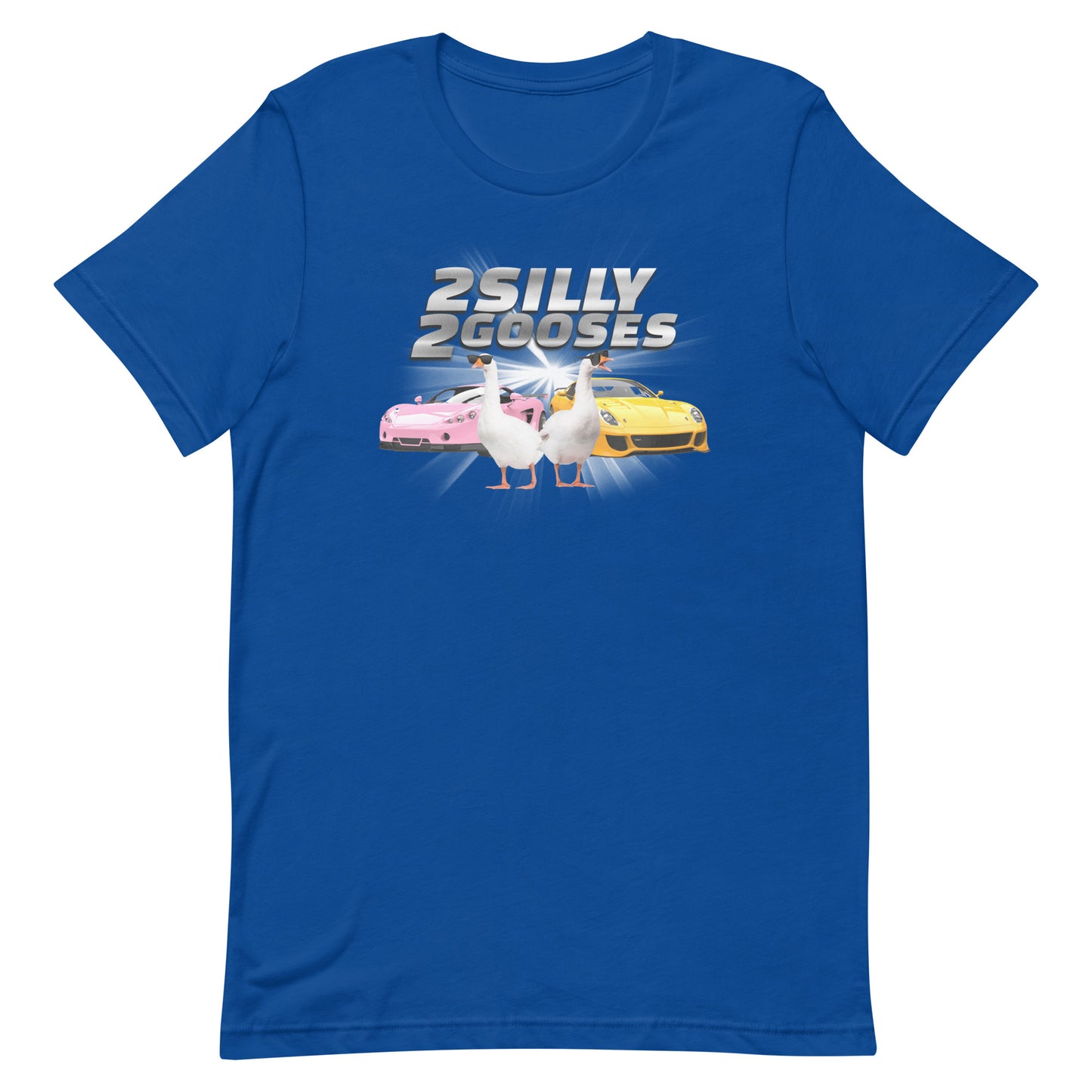 2 Silly 2 Gooses Unisex t-shirt