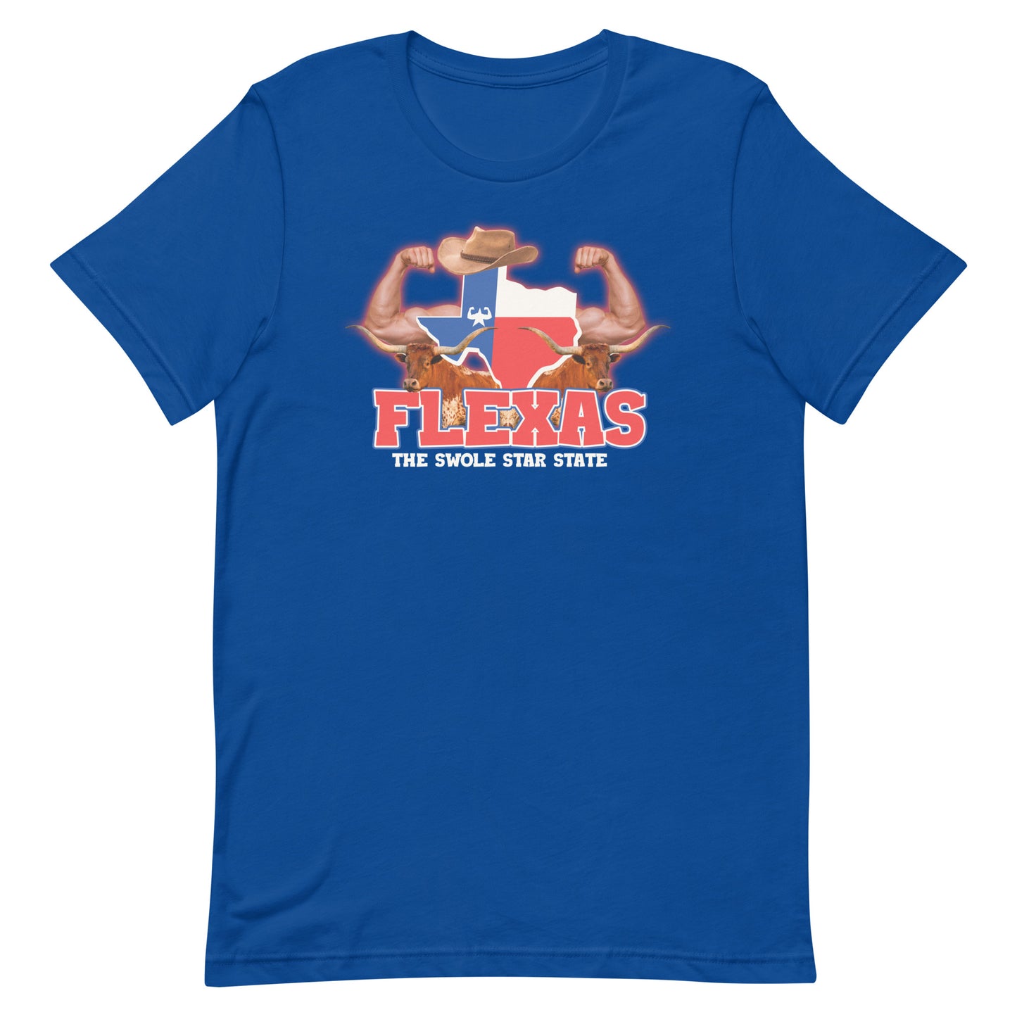 Flexas (The Swole Star State) Unisex t-shirt