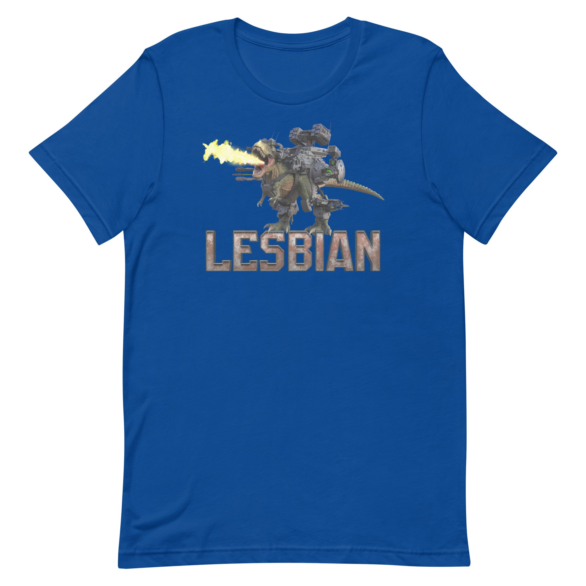 Lesbian Mech Dinosaur Unisex t-shirt