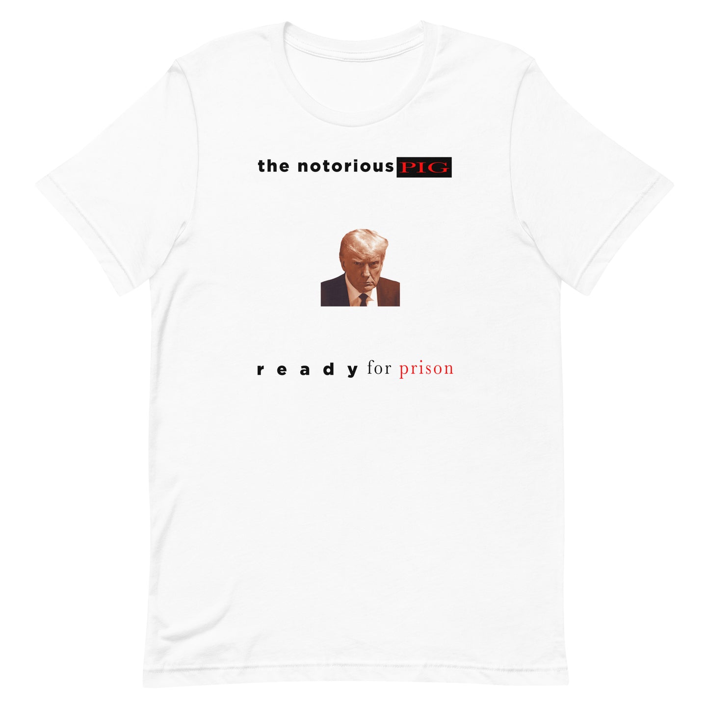 The Notorious PIG (Trump Mugshot) Unisex t-shirt