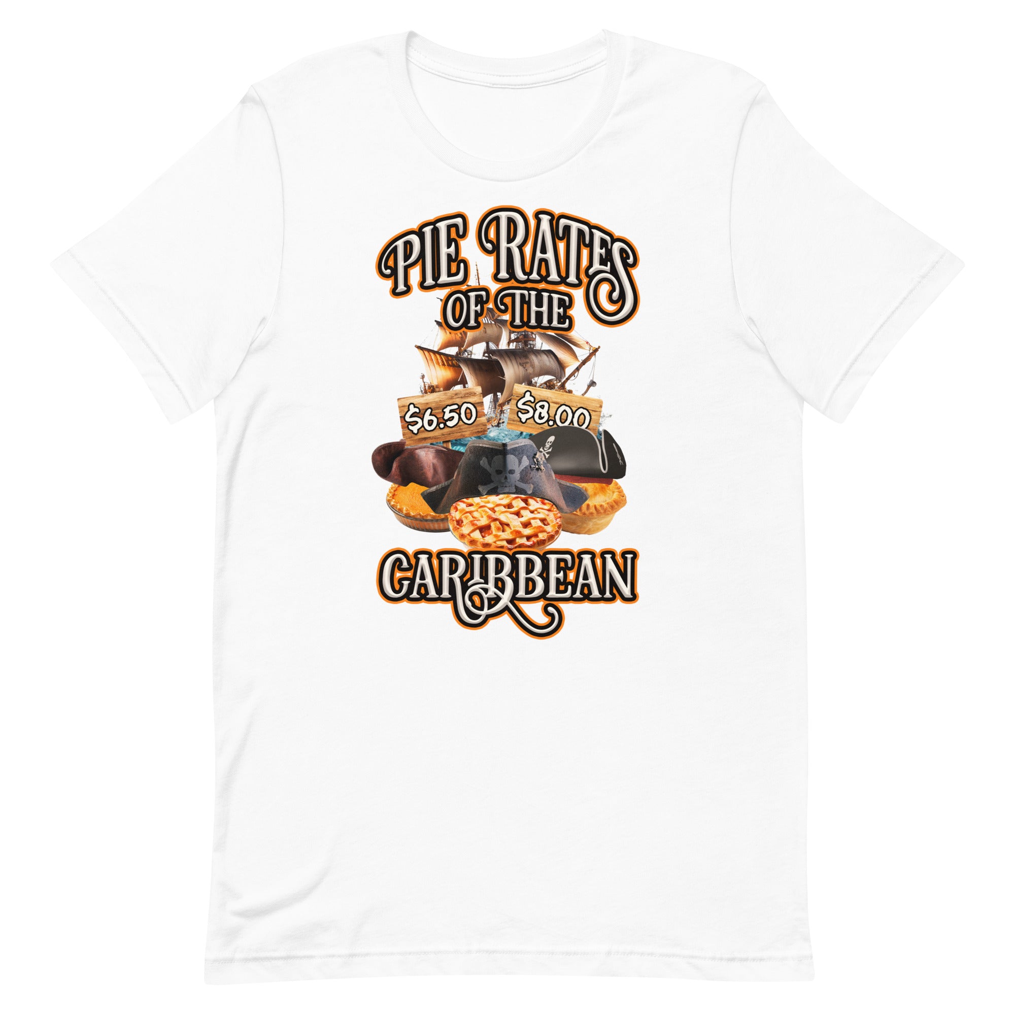 Pie Rates of the Caribbean Unisex t-shirt