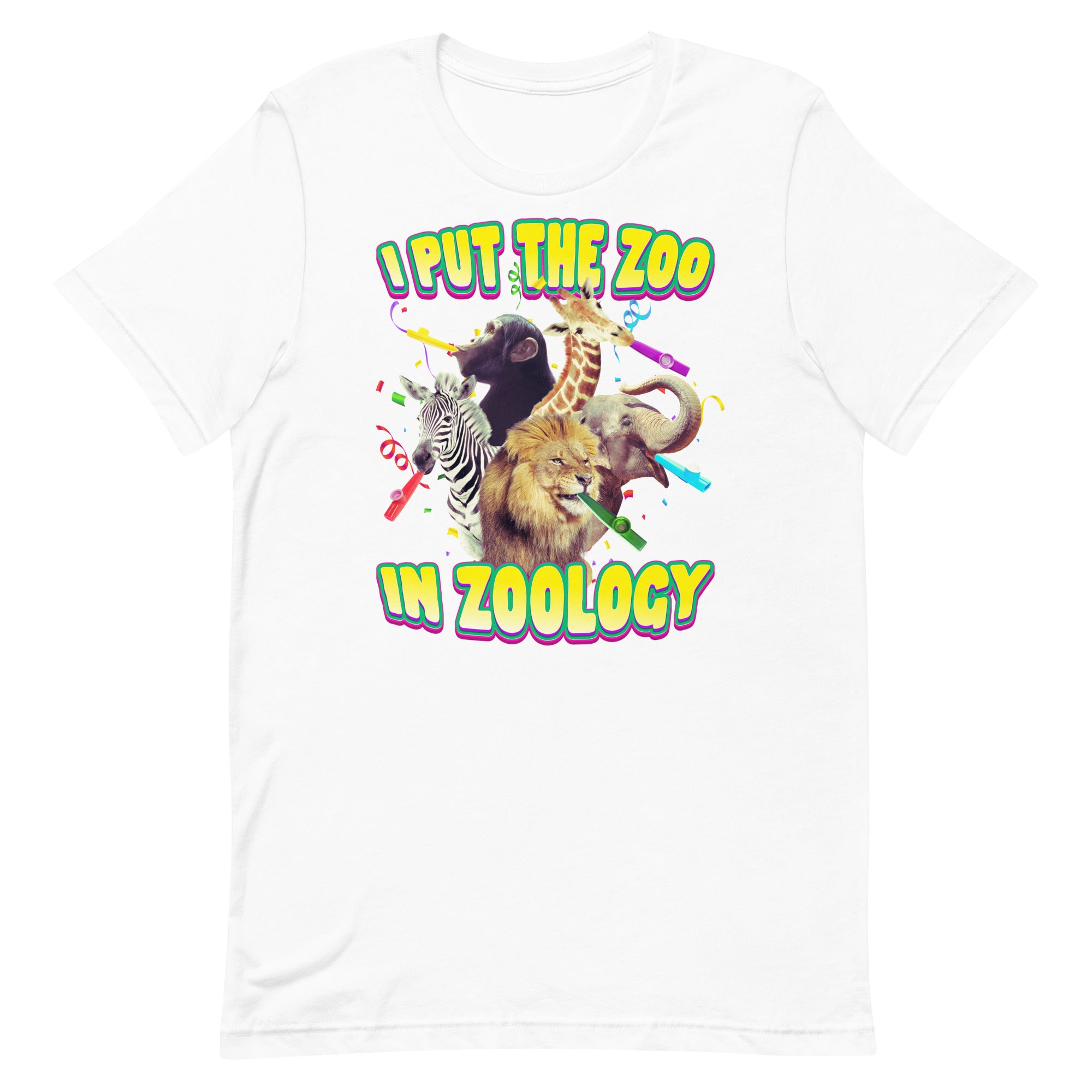 I Put the Zoo in Zoology (Kazoo) Unisex t-shirt