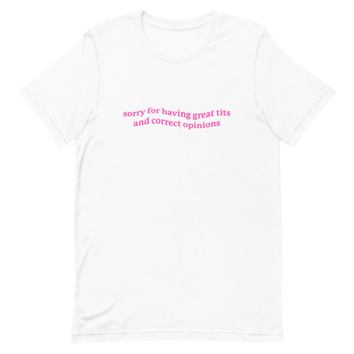 Great Tits & Correct Opinions Unisex t-shirt